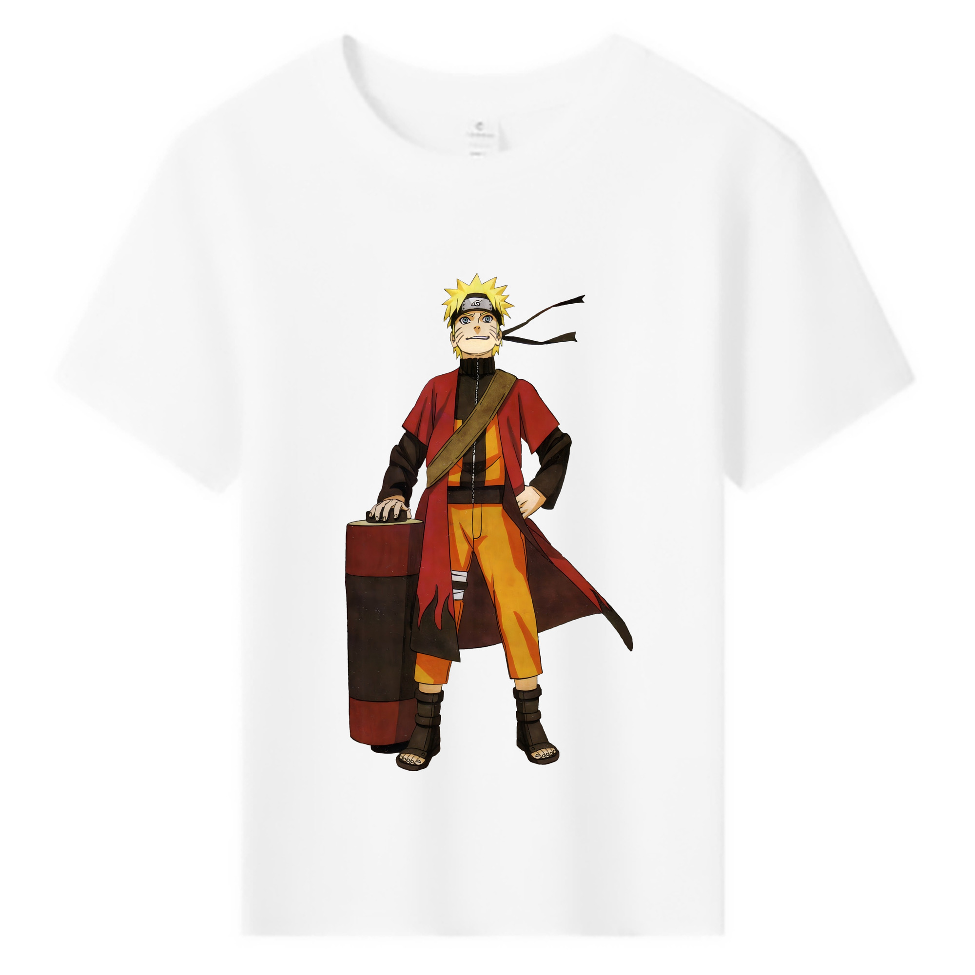 （画像用） NARUTO -ナルト- うずまき ナルト Uzumaki Naruto 綿100％キッズTシャツ（フロントプリント）
