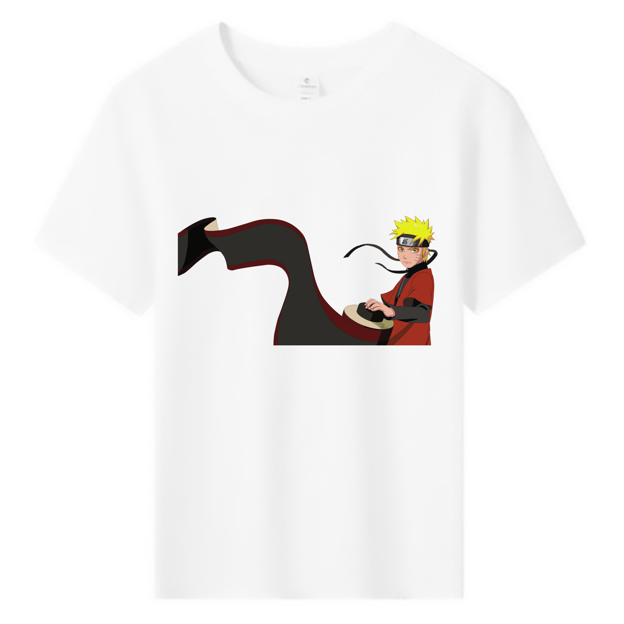 （画像用） NARUTO -ナルト- うずまき ナルト Uzumaki Naruto 綿100％キッズTシャツ（フロントプリント）