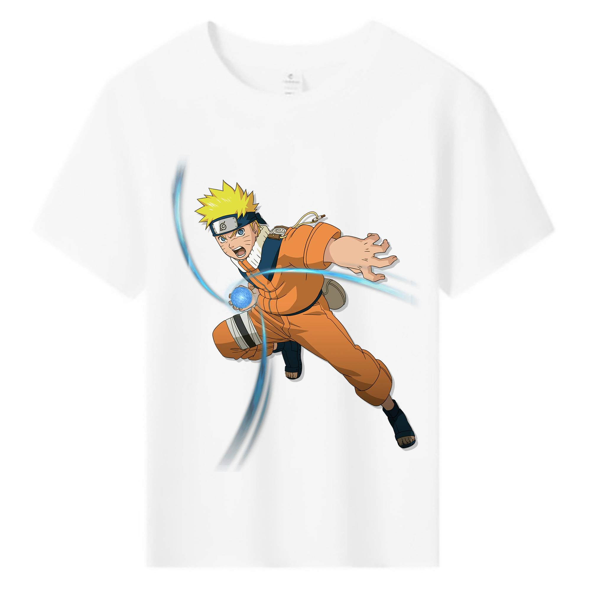 （画像用） NARUTO -ナルト- うずまき ナルト Uzumaki Naruto 綿100％キッズTシャツ（フロントプリント）