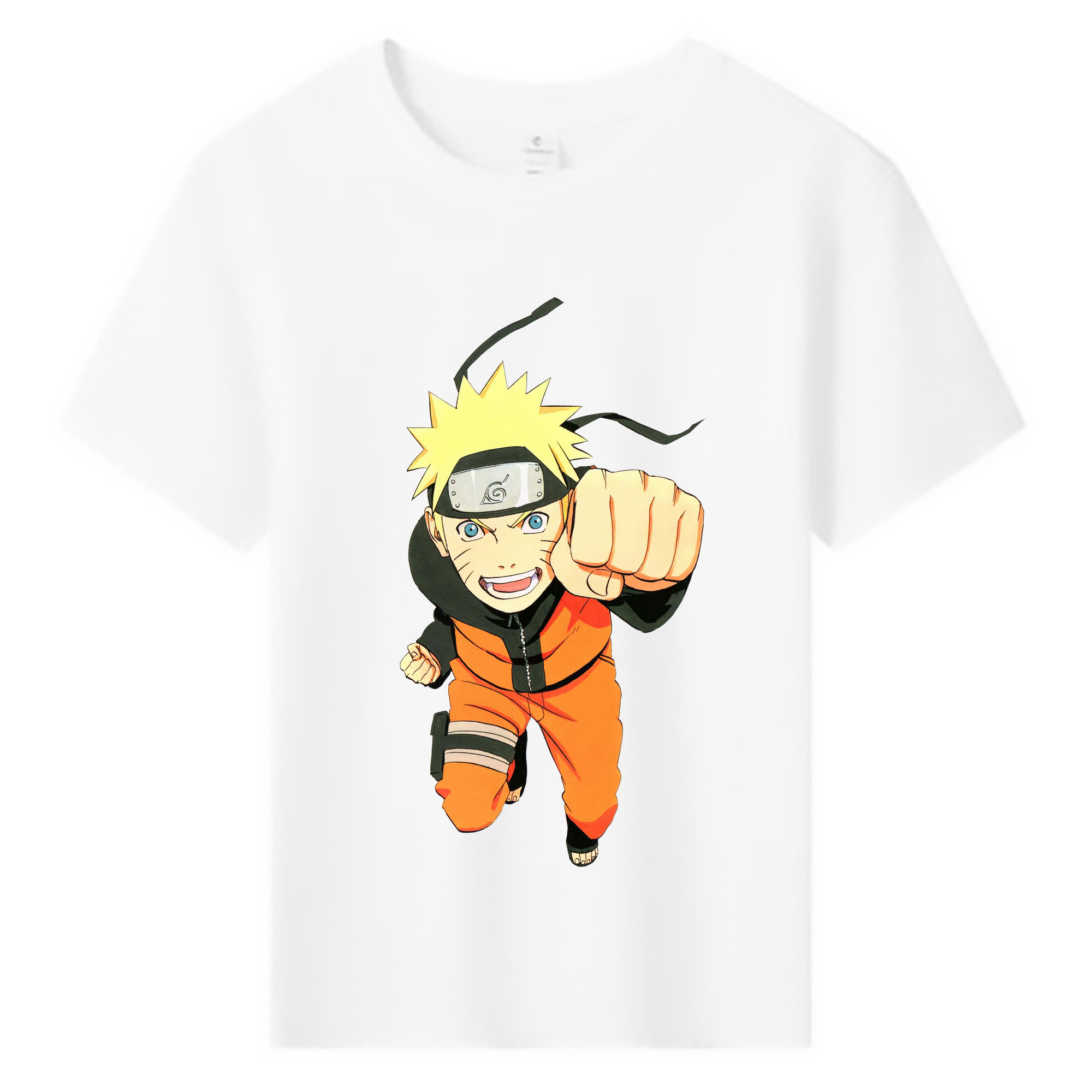 （画像用） NARUTO -ナルト- うずまき ナルト Uzumaki Naruto 綿100％キッズTシャツ（フロントプリント）