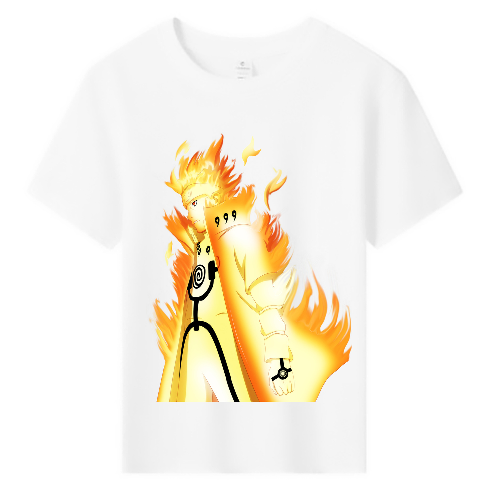 （画像用） NARUTO -ナルト- うずまき ナルト Uzumaki Naruto 綿100％キッズTシャツ（フロントプリント）
