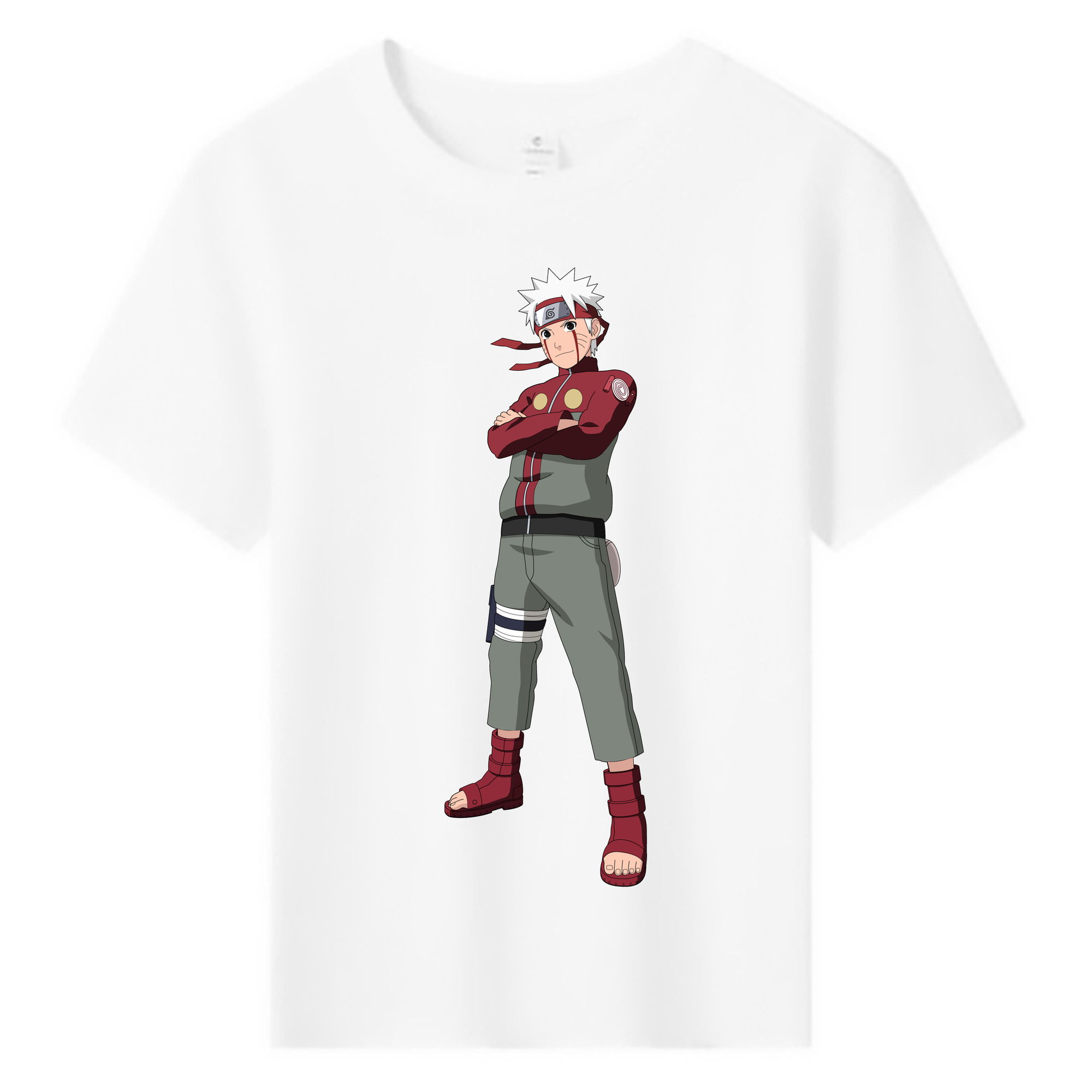 （画像用） NARUTO -ナルト- うずまき ナルト Uzumaki Naruto 綿100％キッズTシャツ（フロントプリント）