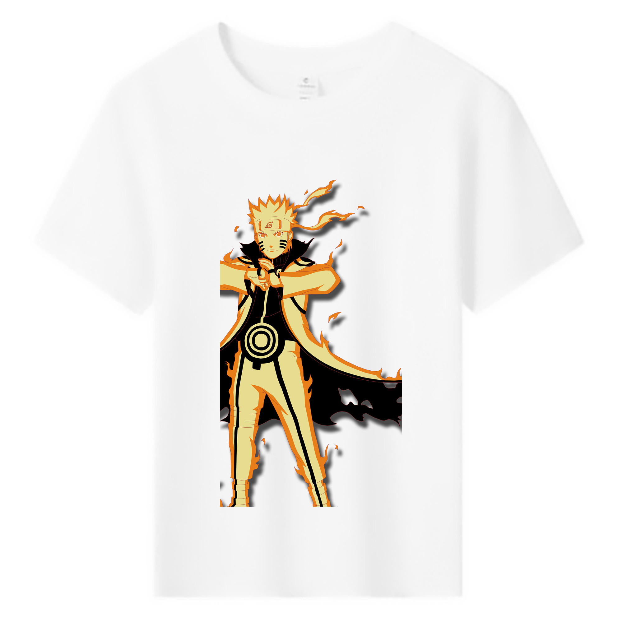 （画像用） NARUTO -ナルト- うずまき ナルト Uzumaki Naruto 綿100％キッズTシャツ（フロントプリント）