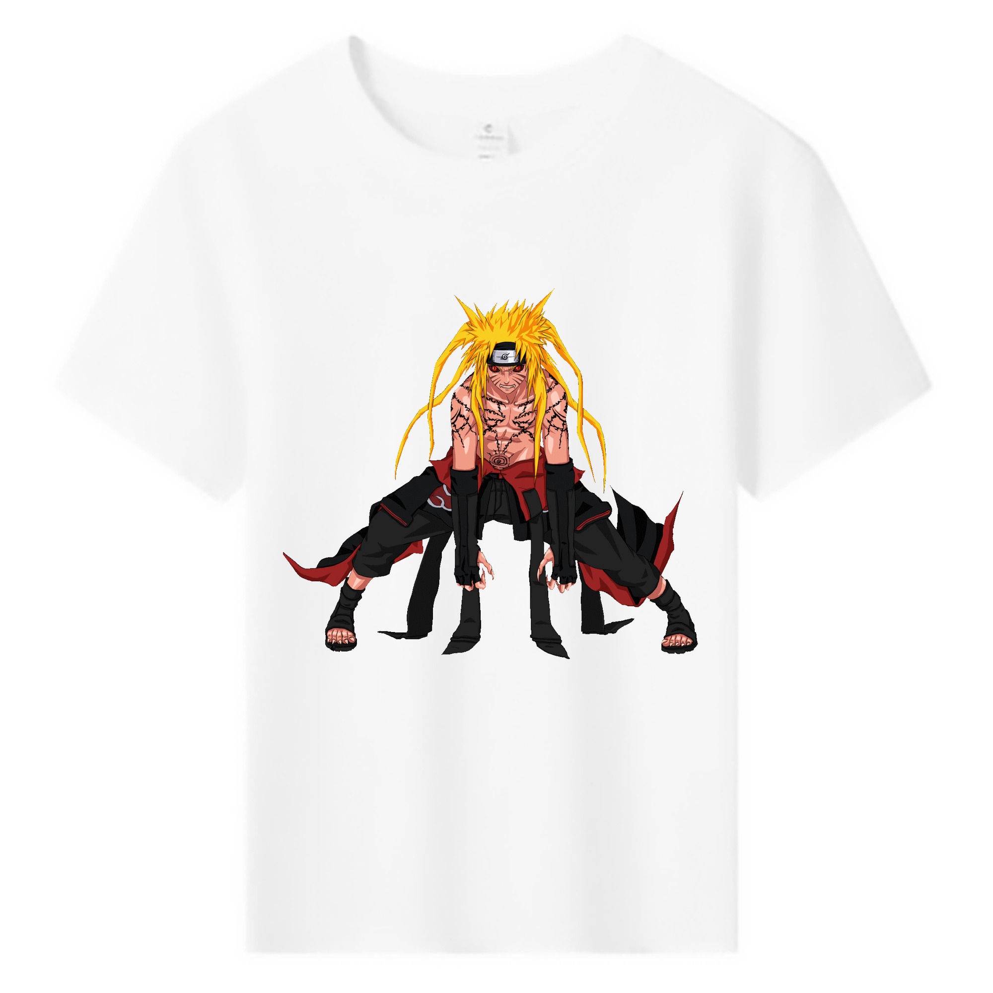 （画像用） NARUTO -ナルト- うずまき ナルト Uzumaki Naruto 綿100％キッズTシャツ（フロントプリント）
