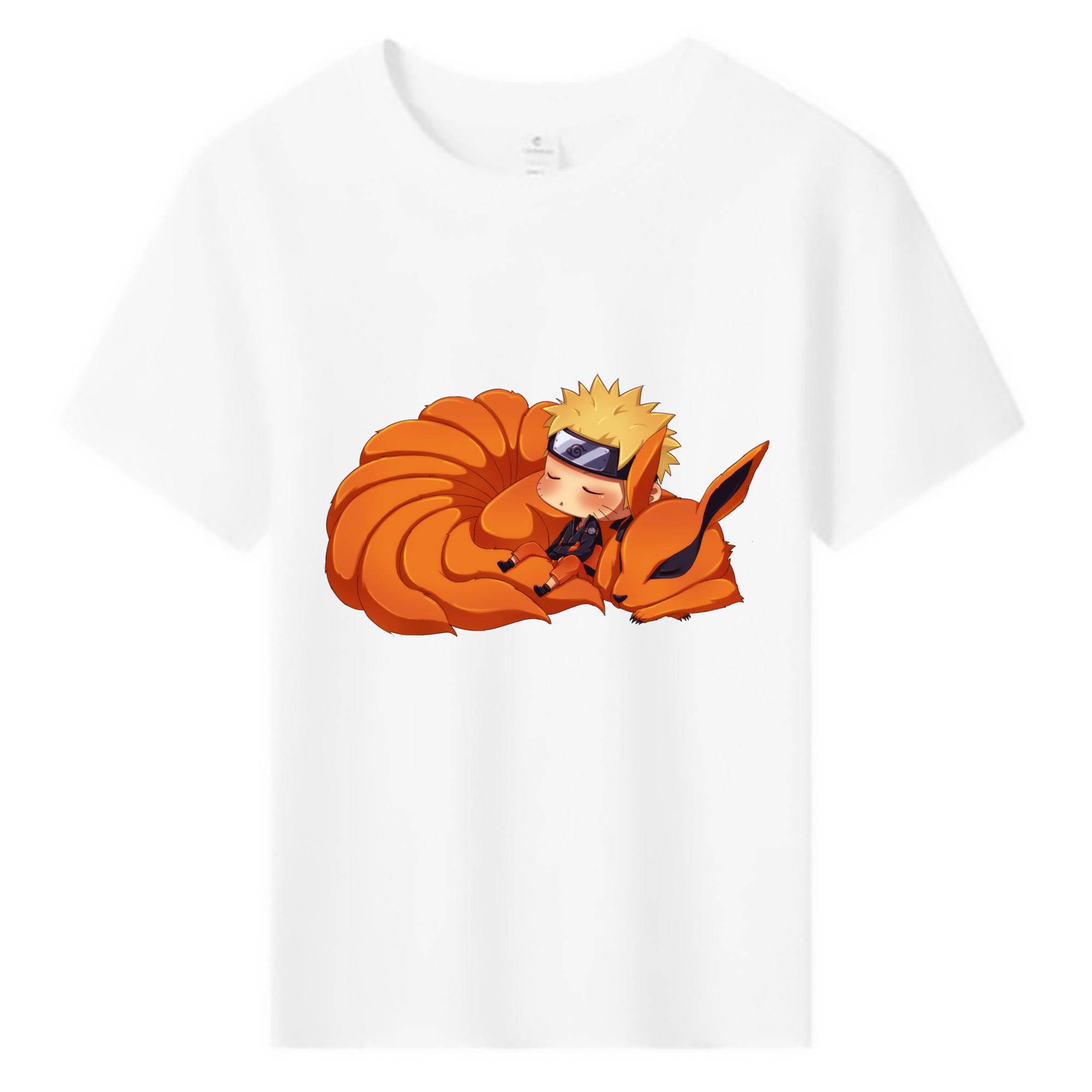 （画像用） NARUTO -ナルト- うずまき ナルト Uzumaki Naruto 綿100％キッズTシャツ（フロントプリント）