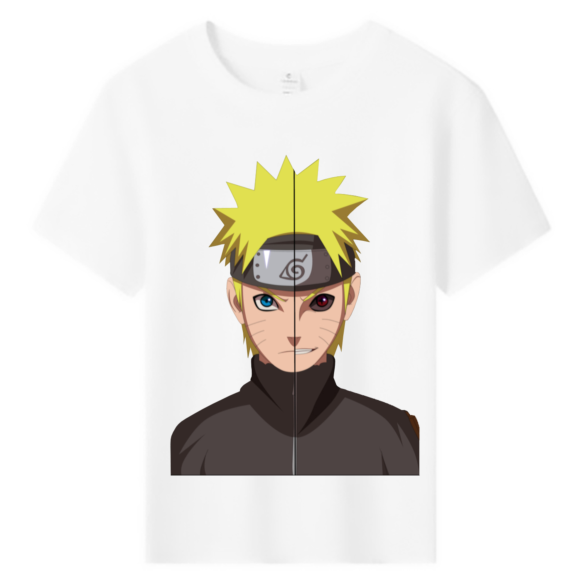 （画像用） NARUTO -ナルト- うずまき ナルト Uzumaki Naruto 綿100％キッズTシャツ（フロントプリント）