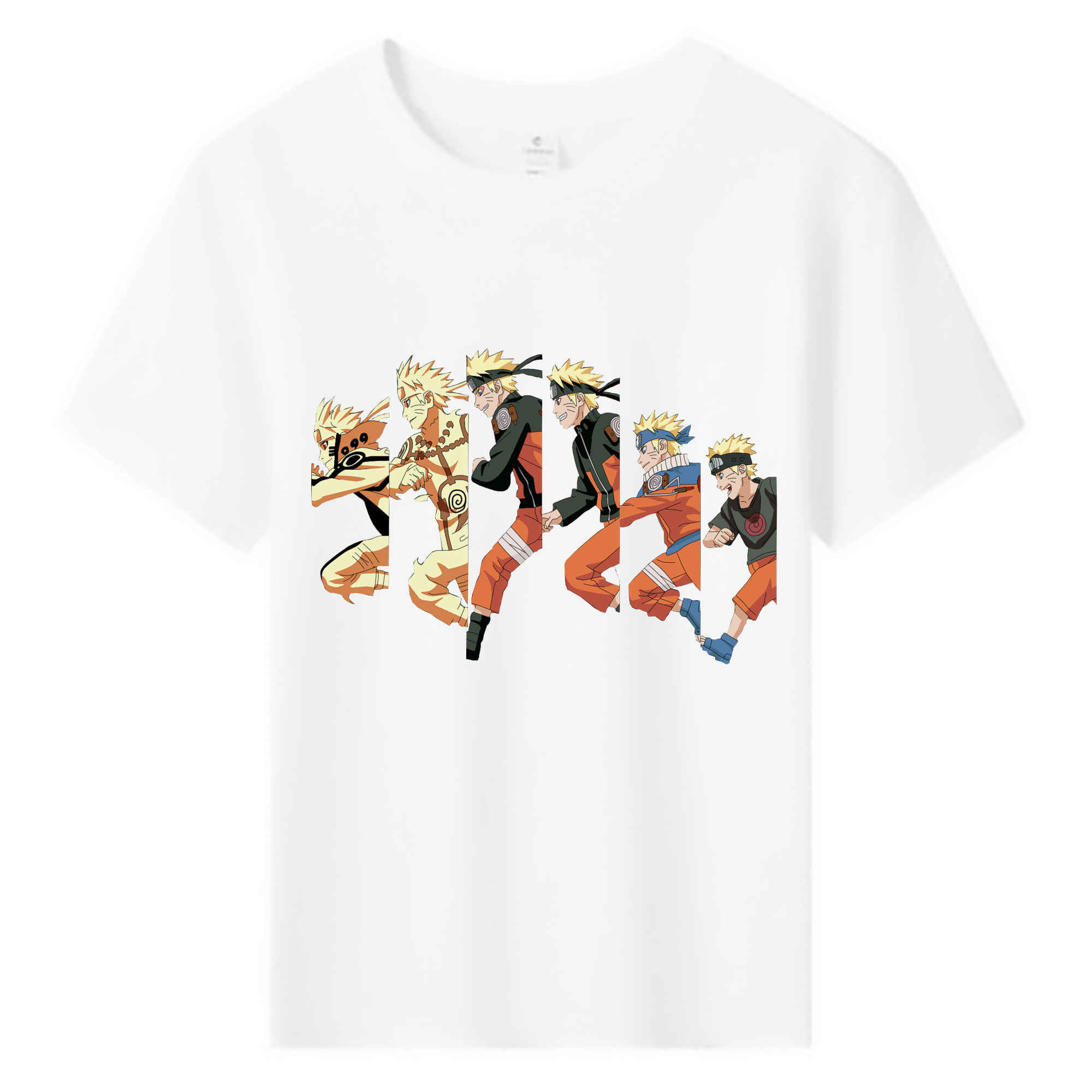 （画像用） NARUTO -ナルト- うずまき ナルト Uzumaki Naruto 綿100％キッズTシャツ（フロントプリント）
