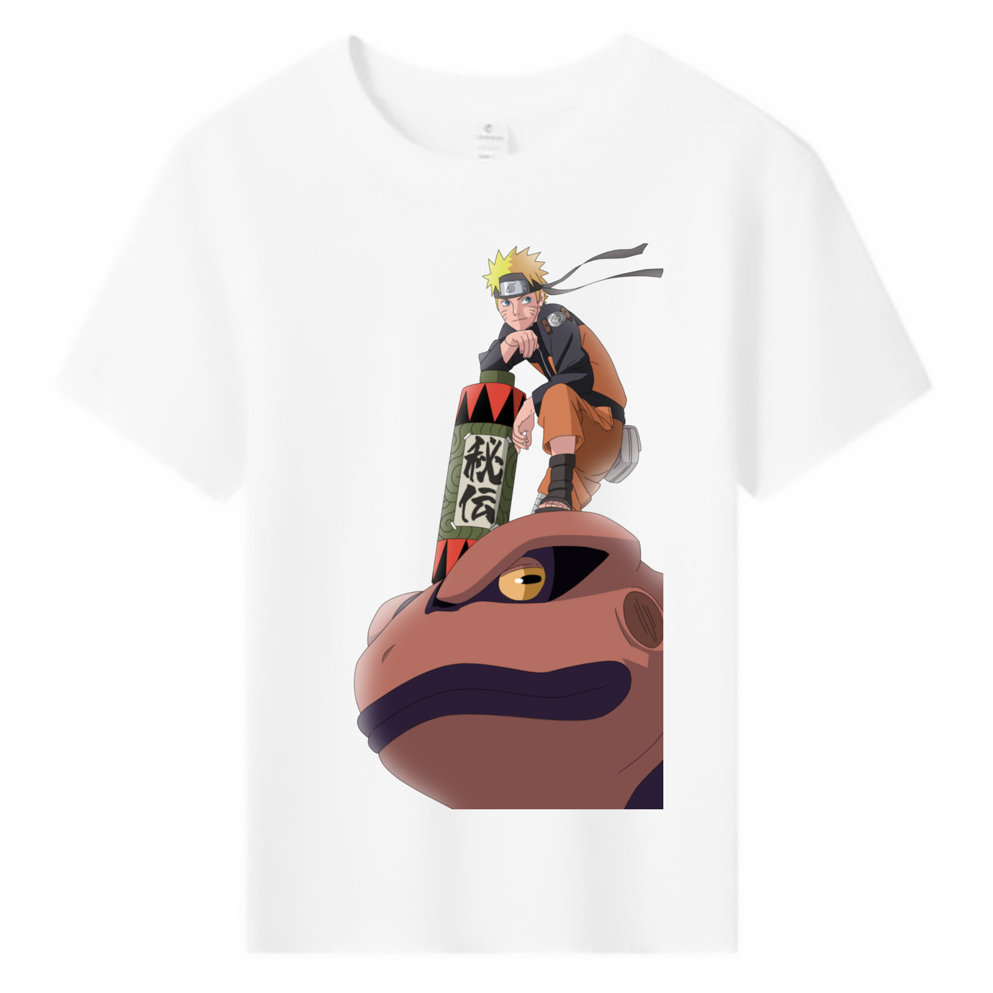 （画像用） NARUTO -ナルト- うずまき ナルト Uzumaki Naruto 綿100％キッズTシャツ（フロントプリント）