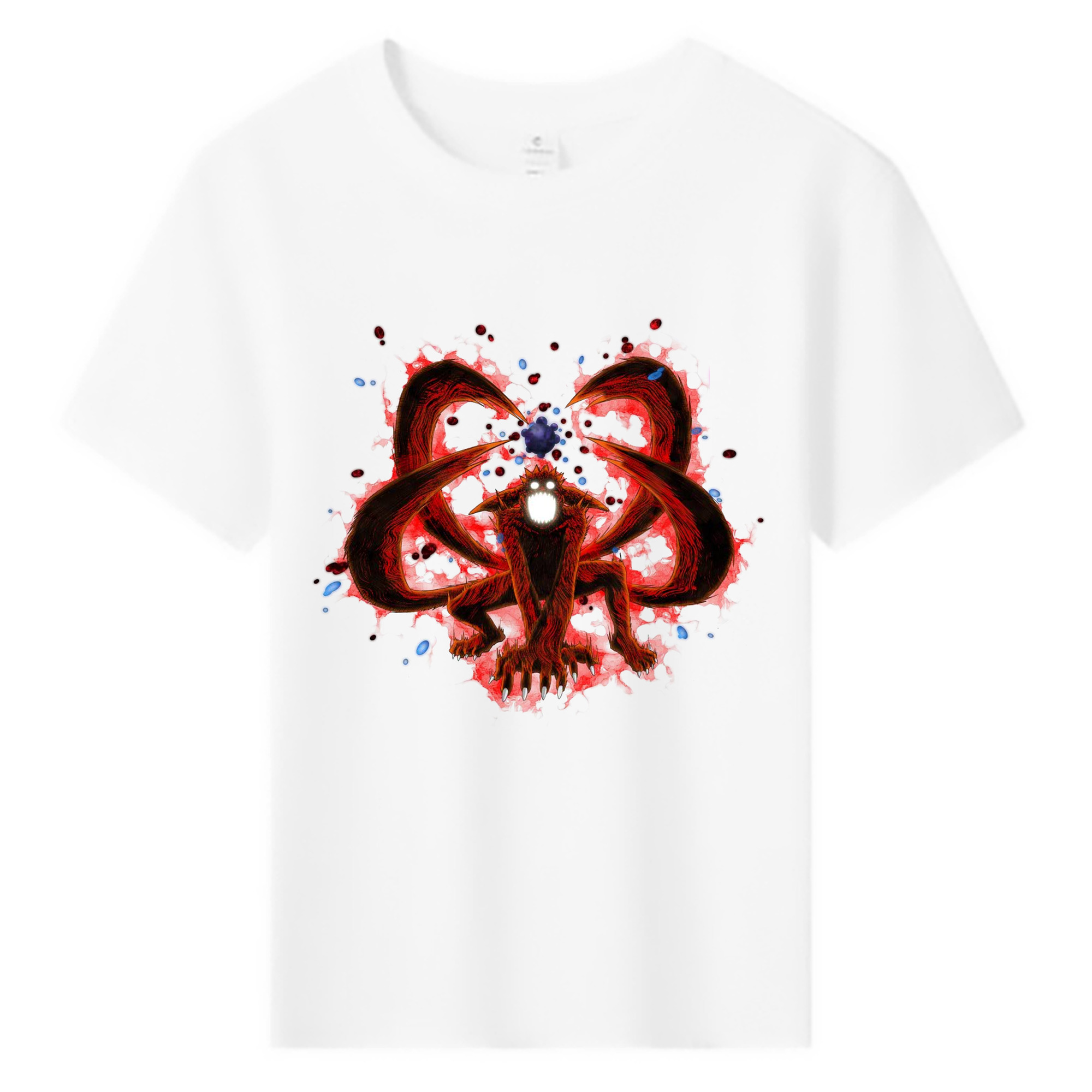 （画像用） NARUTO -ナルト- うずまき ナルト Uzumaki Naruto 綿100％キッズTシャツ（フロントプリント）