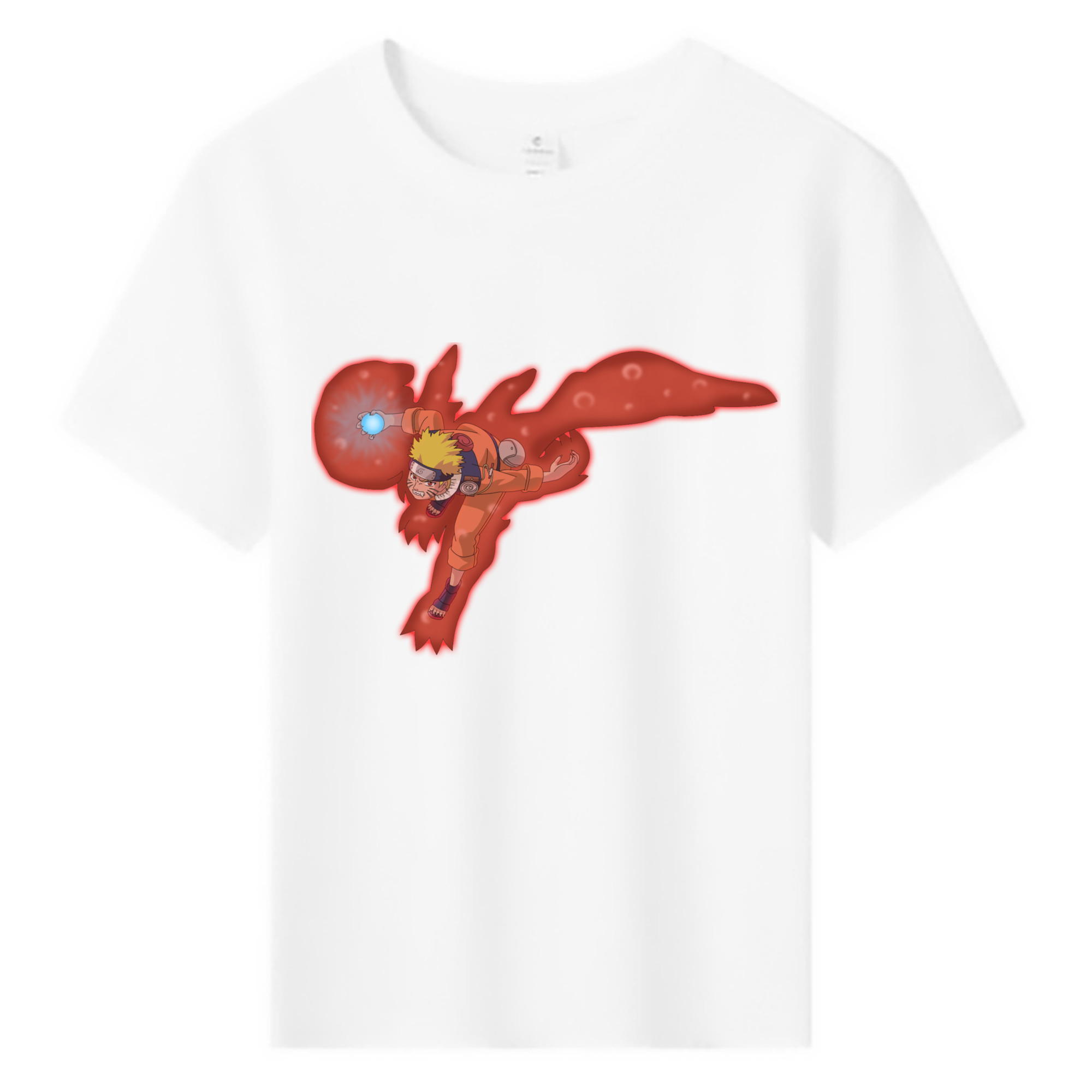 （画像用） NARUTO -ナルト- うずまき ナルト Uzumaki Naruto 綿100％キッズTシャツ（フロントプリント）