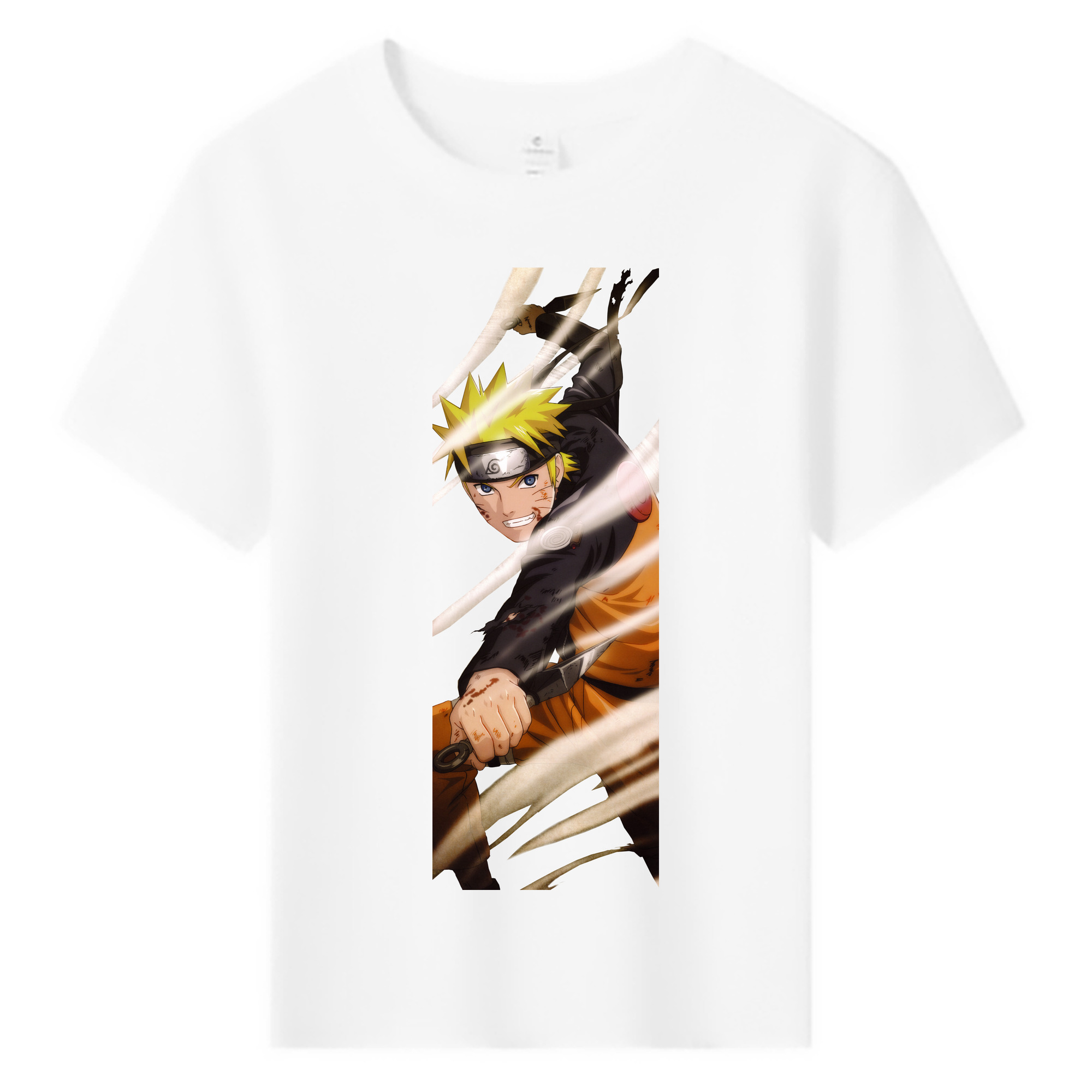 （画像用） NARUTO -ナルト- うずまき ナルト Uzumaki Naruto 綿100％キッズTシャツ（フロントプリント）