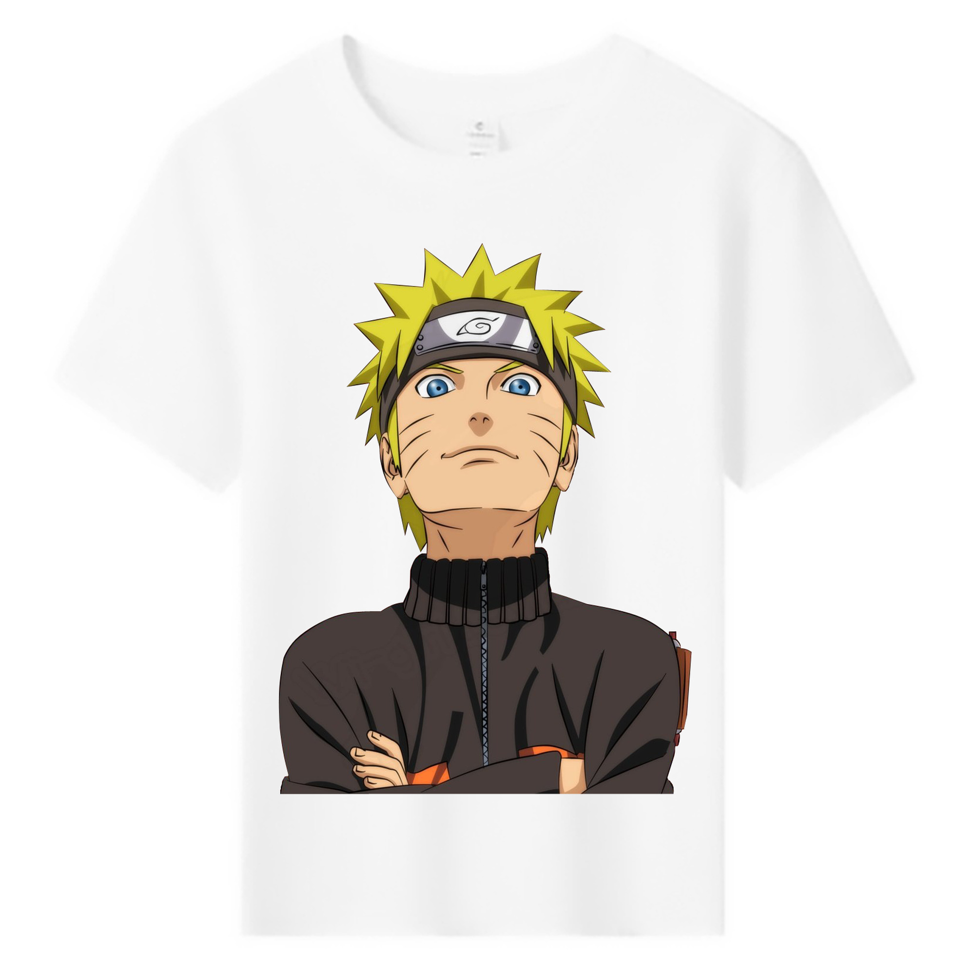 （画像用） NARUTO -ナルト- うずまき ナルト Uzumaki Naruto 綿100％キッズTシャツ（フロントプリント）