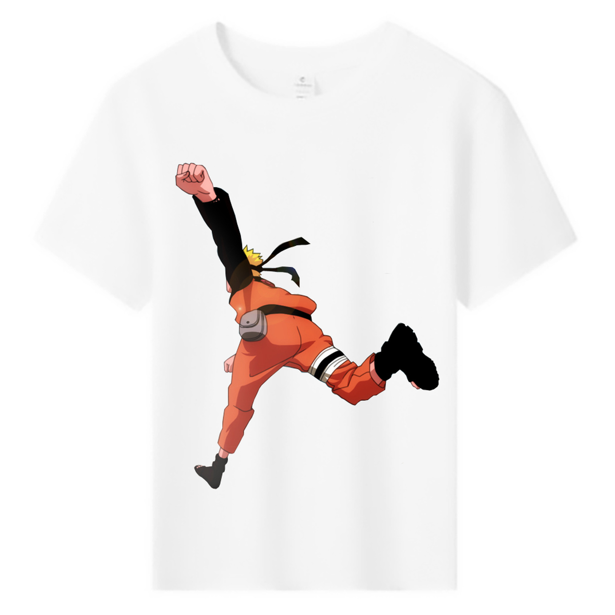 （画像用） NARUTO -ナルト- うずまき ナルト Uzumaki Naruto 綿100％キッズTシャツ（フロントプリント）