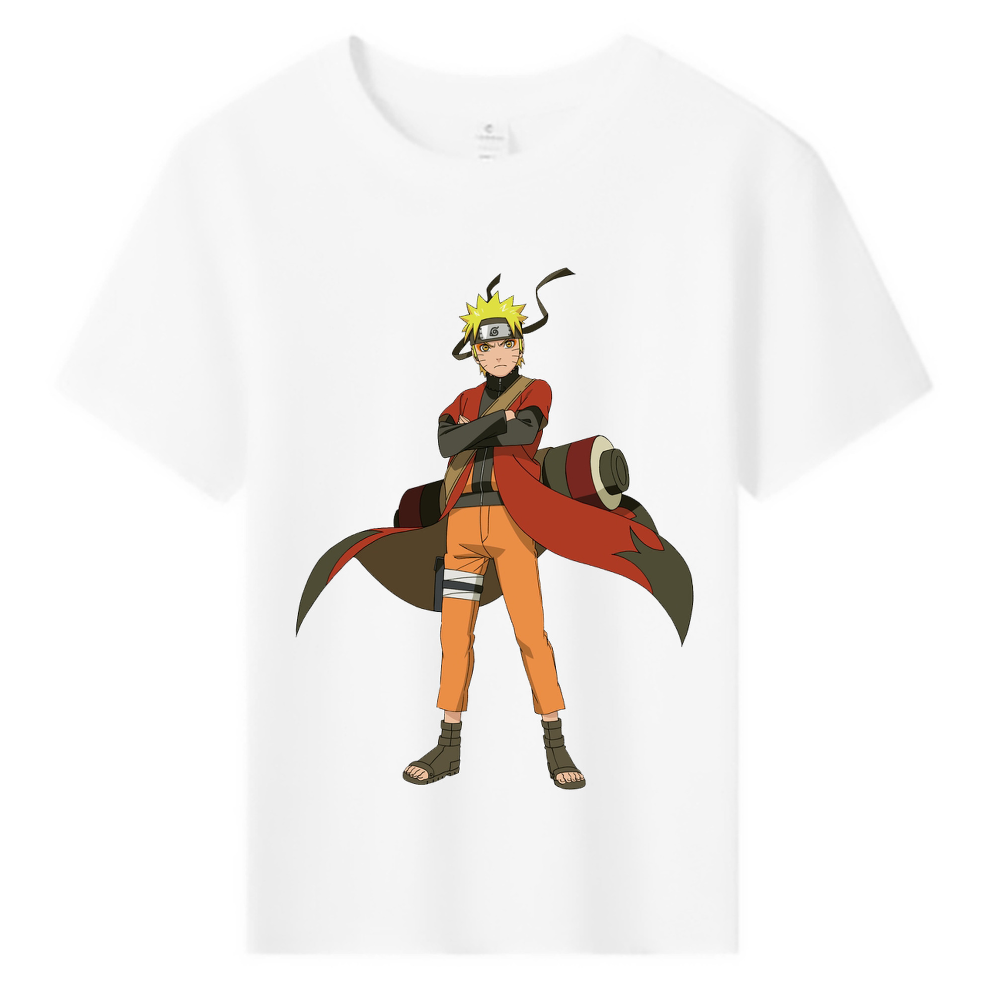 （画像用） NARUTO -ナルト- うずまき ナルト Uzumaki Naruto 綿100％キッズTシャツ（フロントプリント）