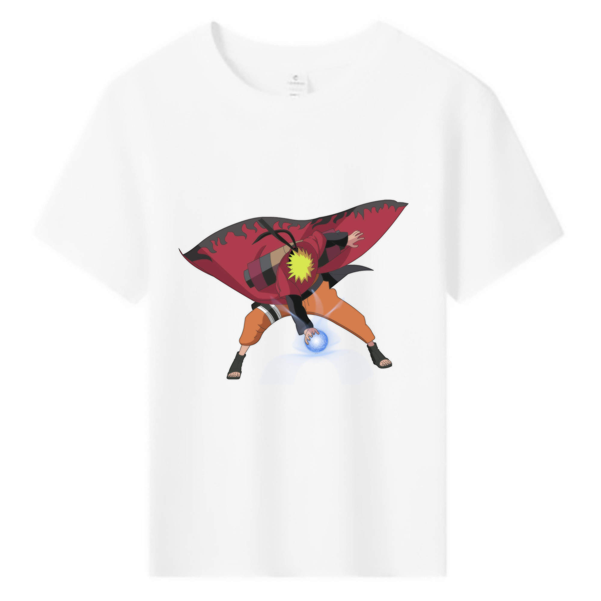 （画像用） NARUTO -ナルト- うずまき ナルト Uzumaki Naruto 綿100％キッズTシャツ（フロントプリント）