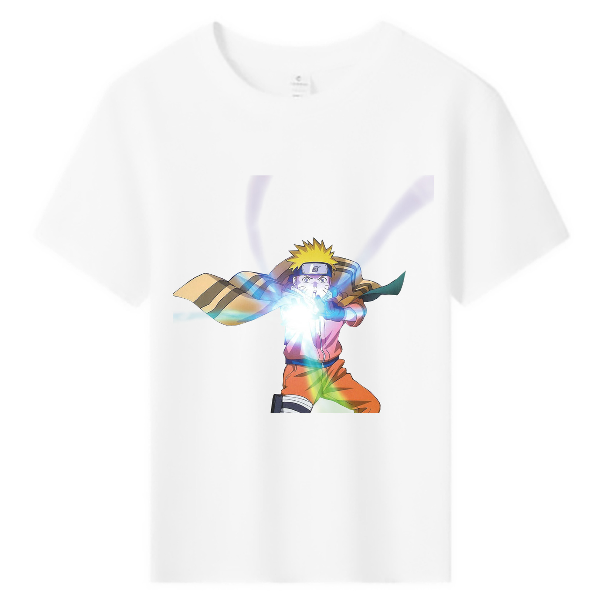 （画像用） NARUTO -ナルト- うずまき ナルト Uzumaki Naruto 綿100％キッズTシャツ（フロントプリント）
