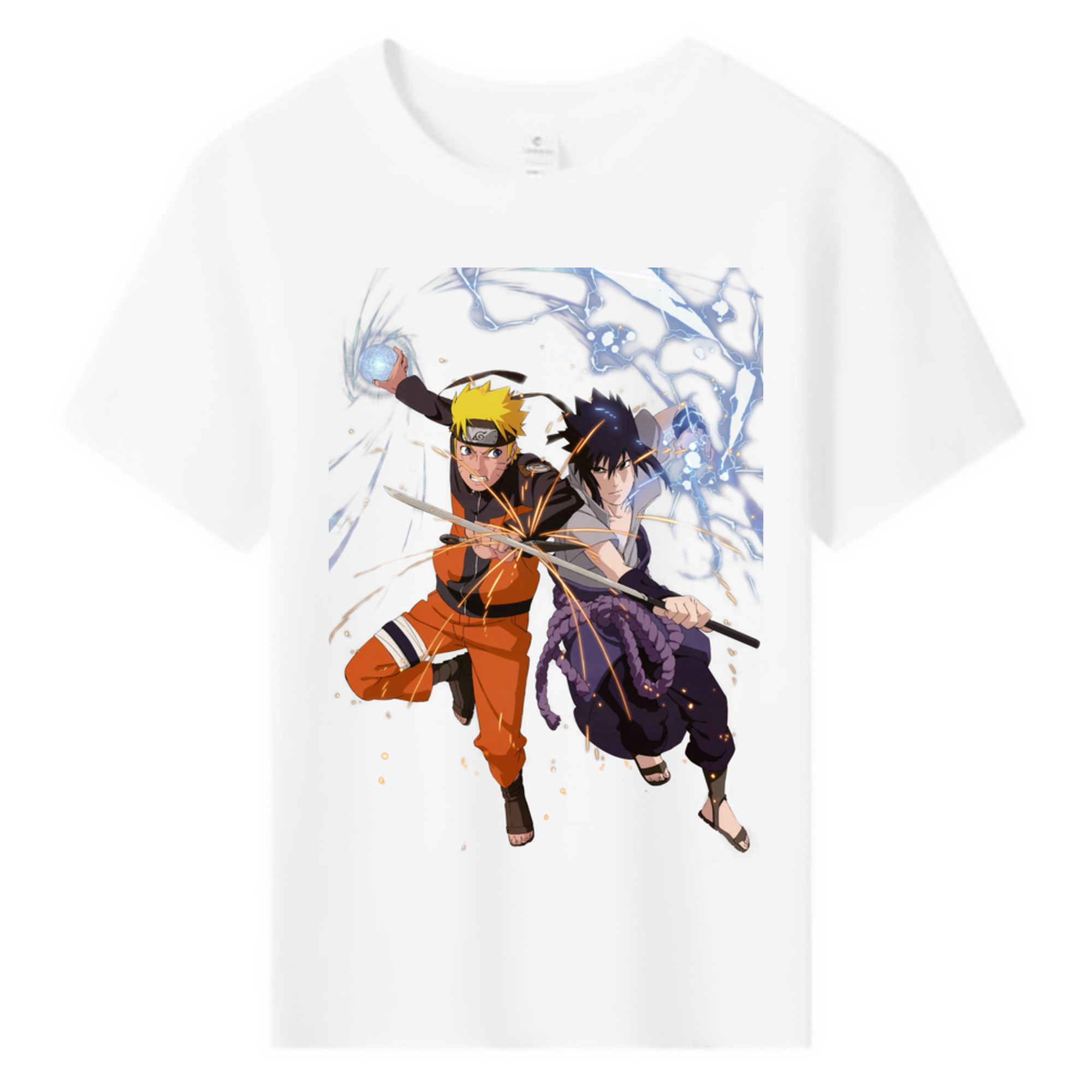 （画像用） NARUTO -ナルト- うずまき ナルト Uzumaki Naruto 綿100％キッズTシャツ（フロントプリント）