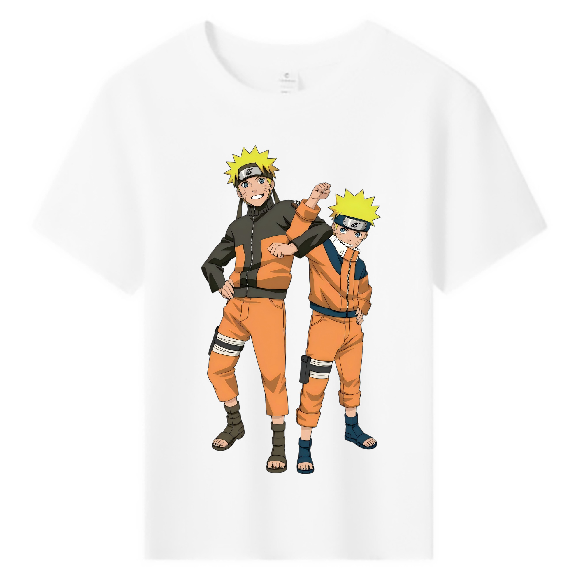 （画像用） NARUTO -ナルト- うずまき ナルト Uzumaki Naruto 綿100％キッズTシャツ（フロントプリント）