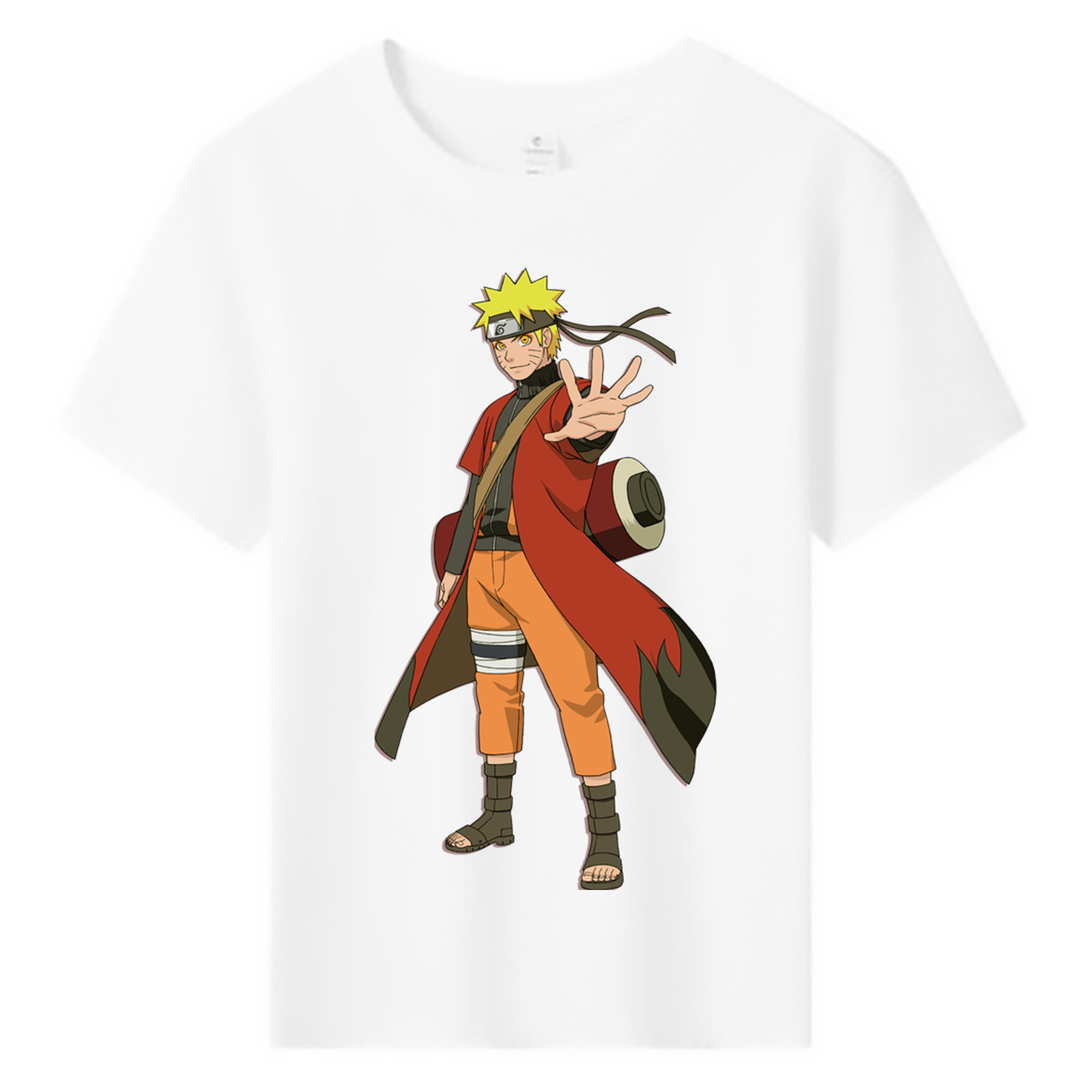 （画像用） NARUTO -ナルト- うずまき ナルト Uzumaki Naruto 綿100％キッズTシャツ（フロントプリント）