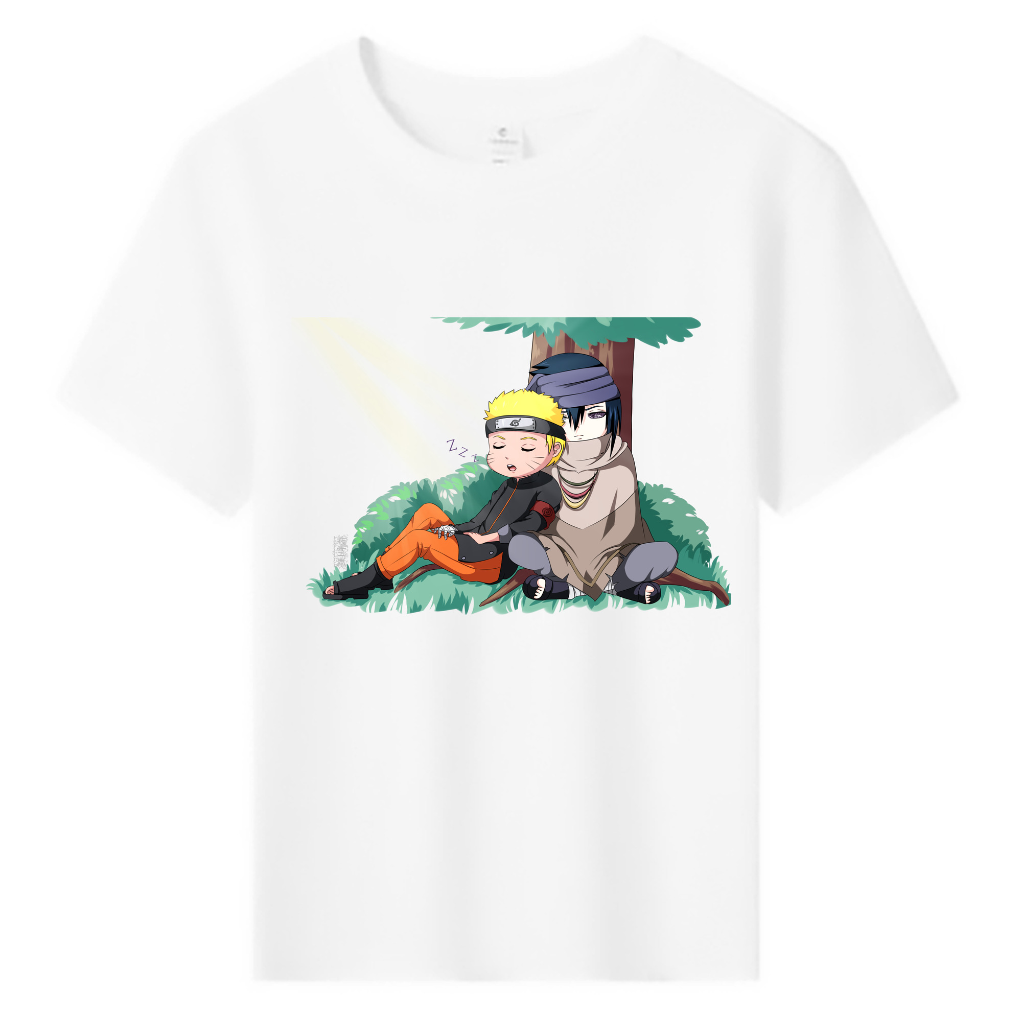 （画像用） NARUTO -ナルト- うずまき ナルト Uzumaki Naruto 綿100％キッズTシャツ（フロントプリント）