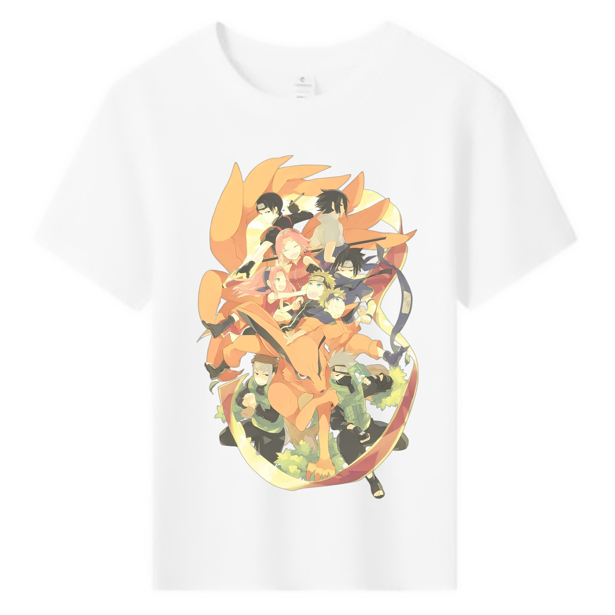 （画像用） NARUTO -ナルト- うずまき ナルト Uzumaki Naruto 綿100％キッズTシャツ（フロントプリント）