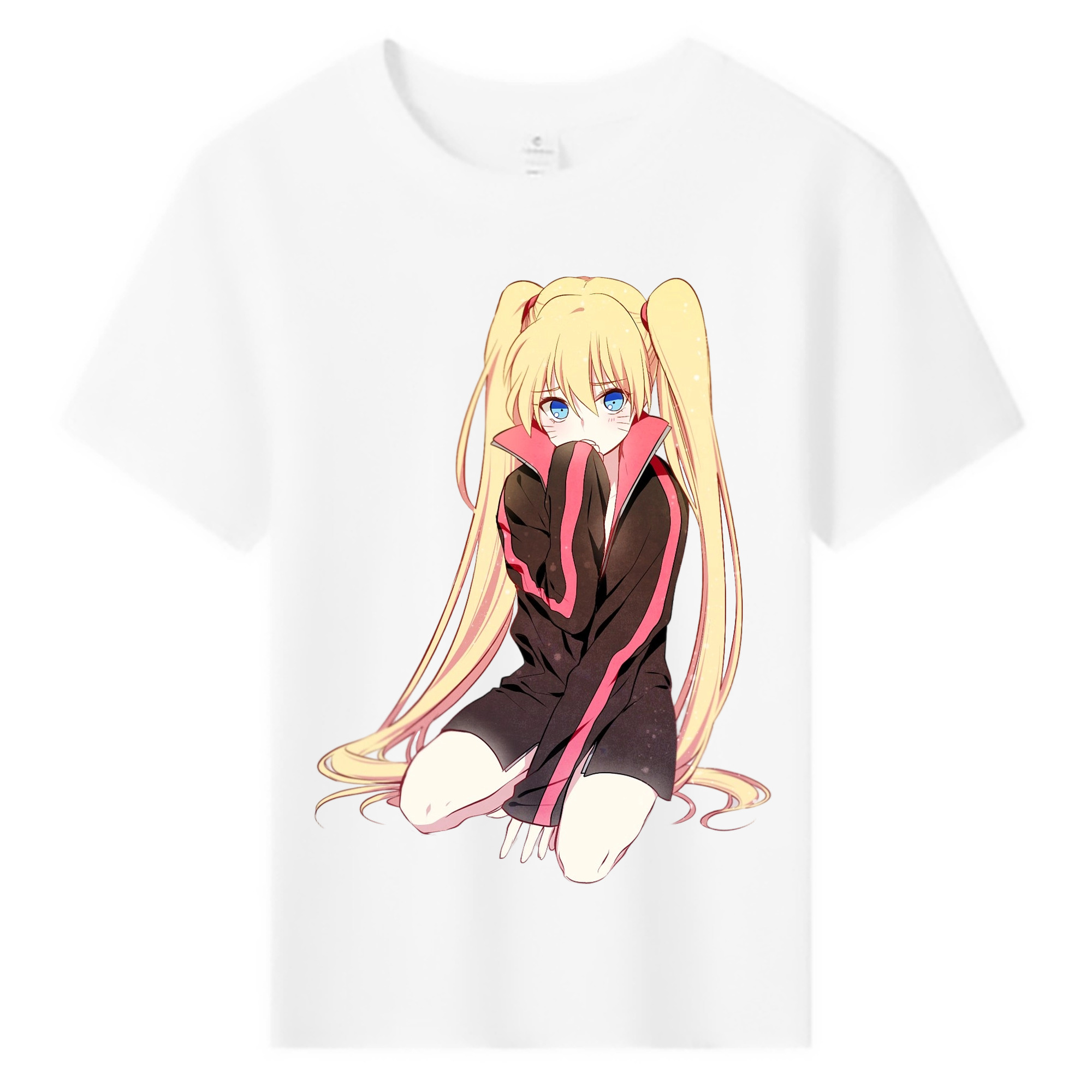 （画像用） NARUTO -ナルト- うずまき ナルト Uzumaki Naruto 綿100％キッズTシャツ（フロントプリント）