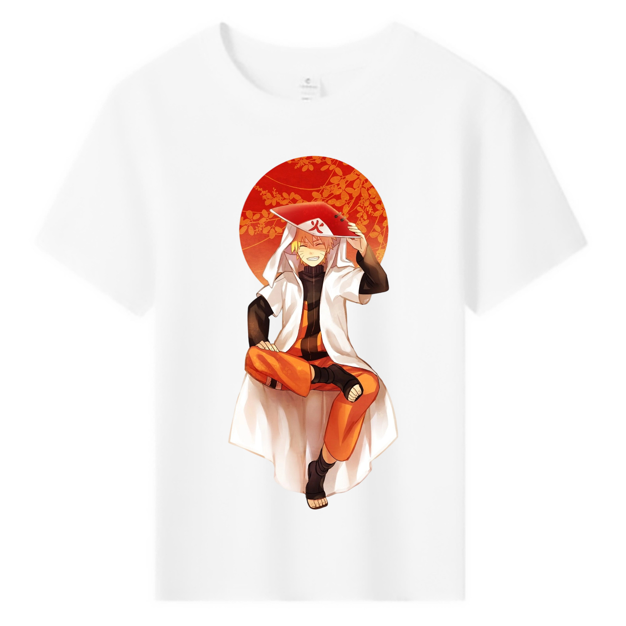 （画像用） NARUTO -ナルト- うずまき ナルト Uzumaki Naruto 綿100％キッズTシャツ（フロントプリント）