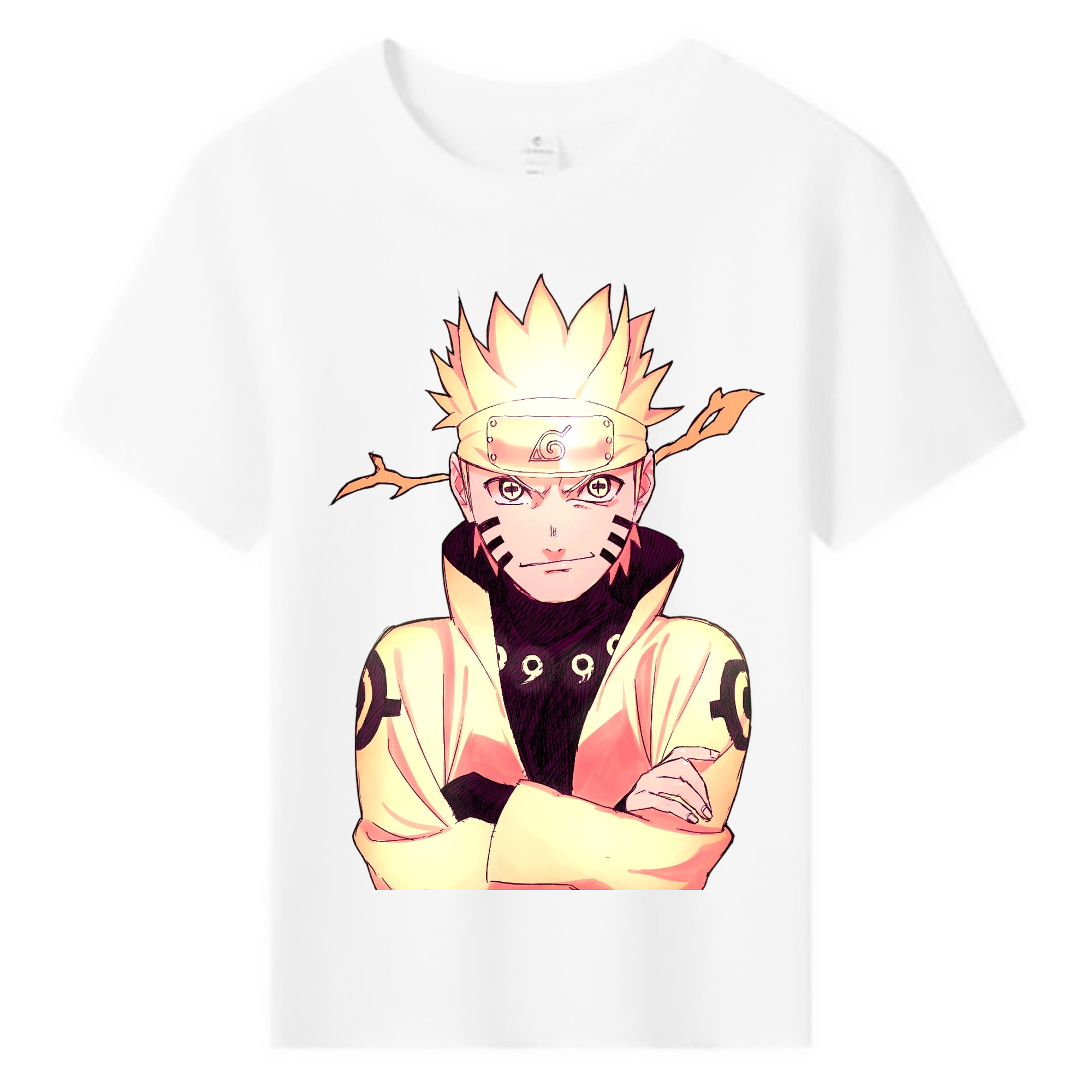 （画像用） NARUTO -ナルト- うずまき ナルト Uzumaki Naruto 綿100％キッズTシャツ（フロントプリント）