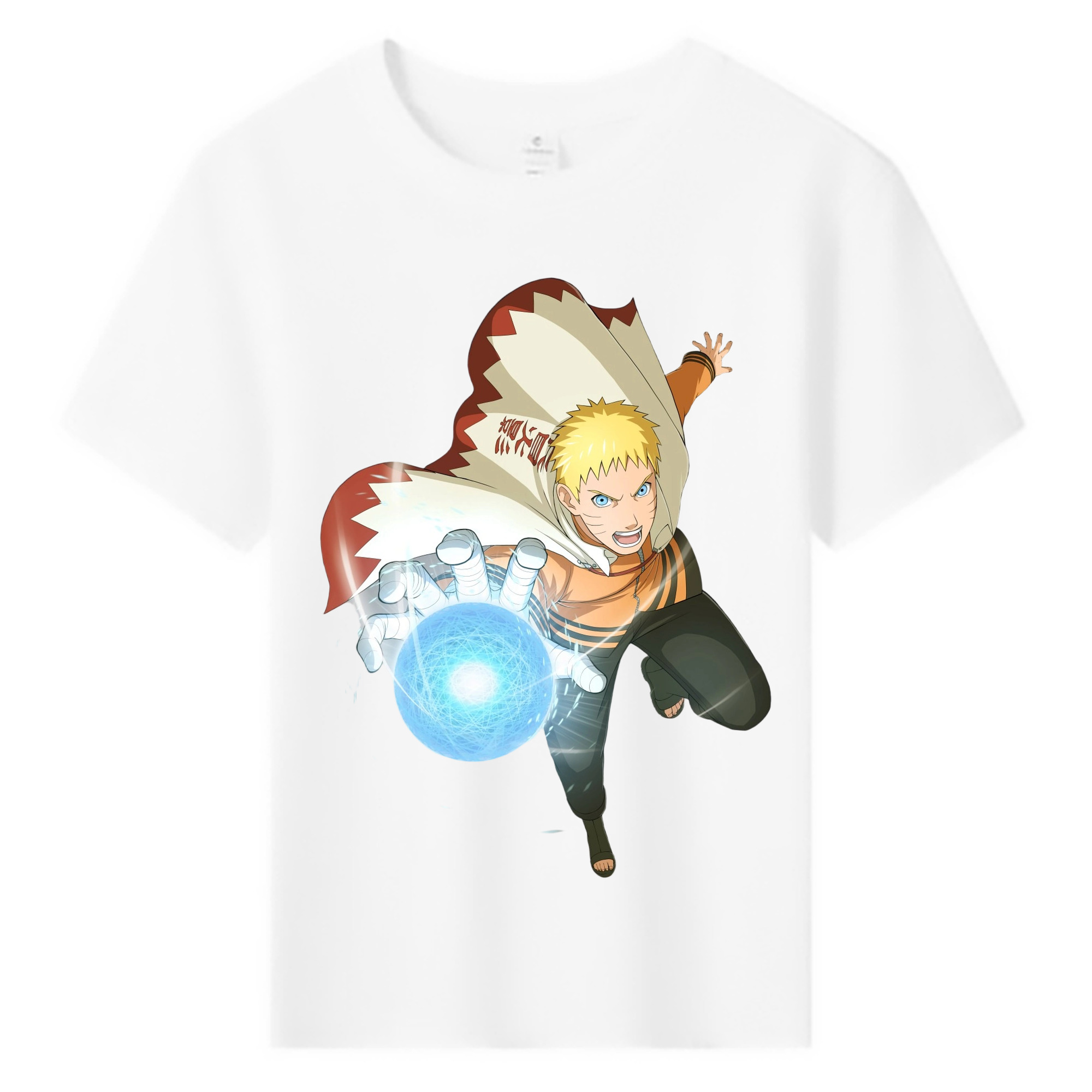 （画像用） NARUTO -ナルト- うずまき ナルト Uzumaki Naruto 綿100％キッズTシャツ（フロントプリント）