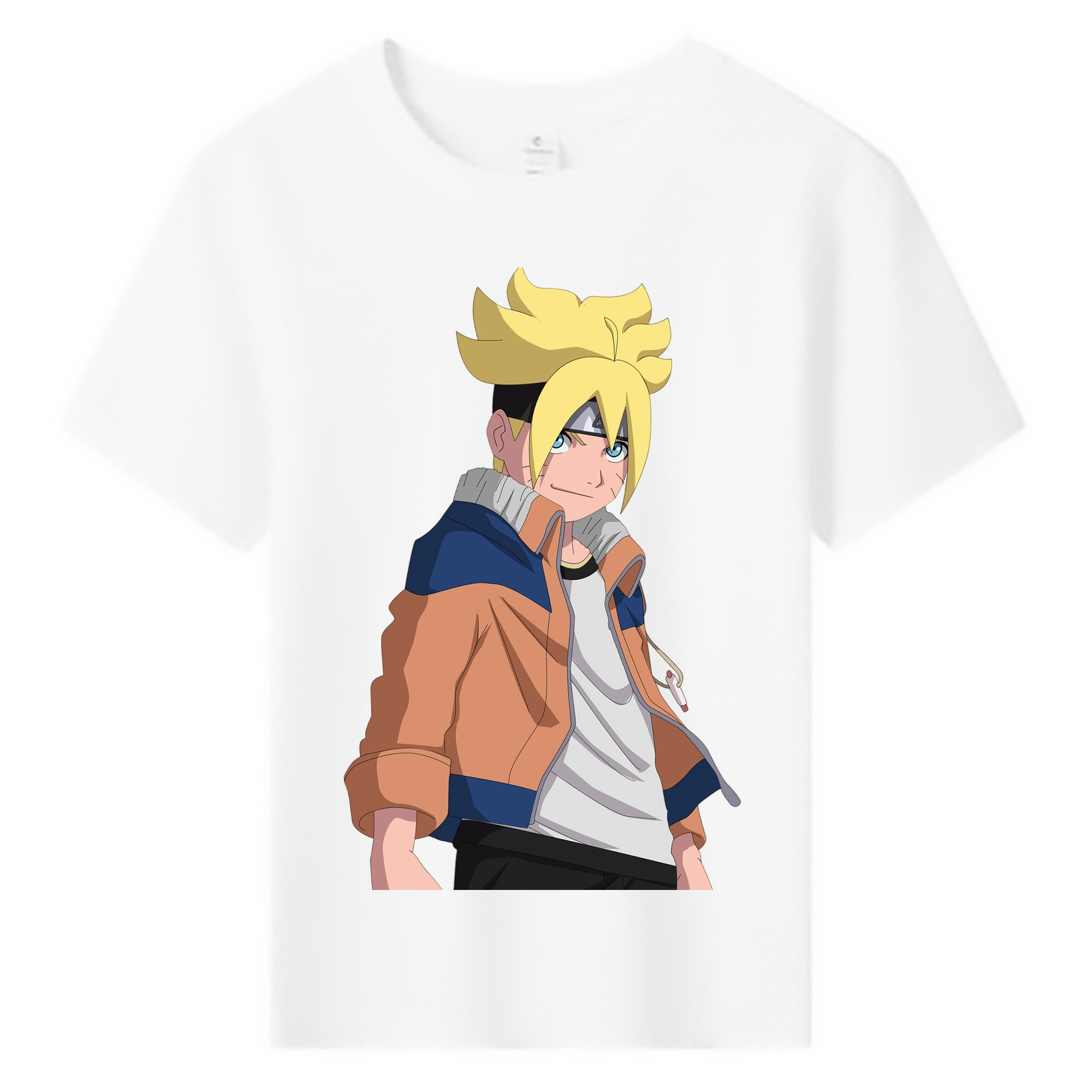 （画像用） NARUTO -ナルト- うずまき ナルト Uzumaki Naruto 綿100％キッズTシャツ（フロントプリント）