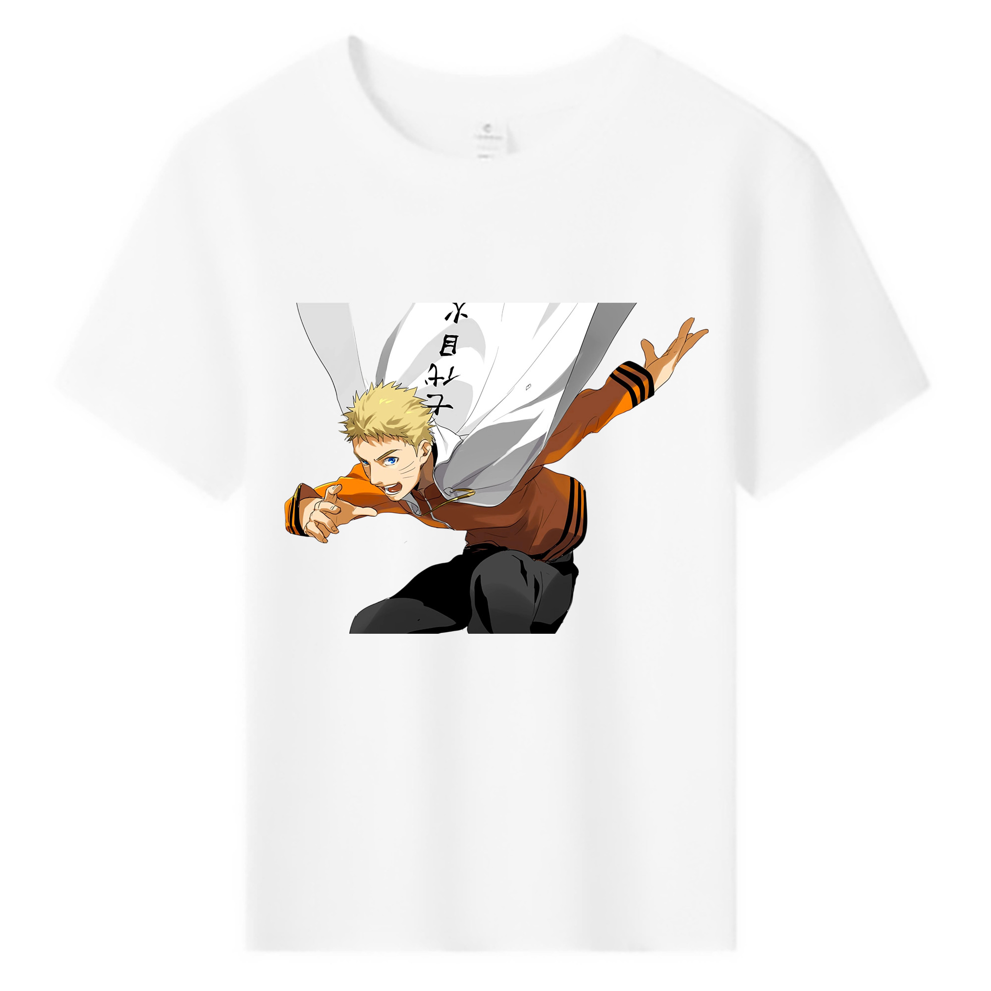 （画像用） NARUTO -ナルト- うずまき ナルト Uzumaki Naruto 綿100％キッズTシャツ（フロントプリント）