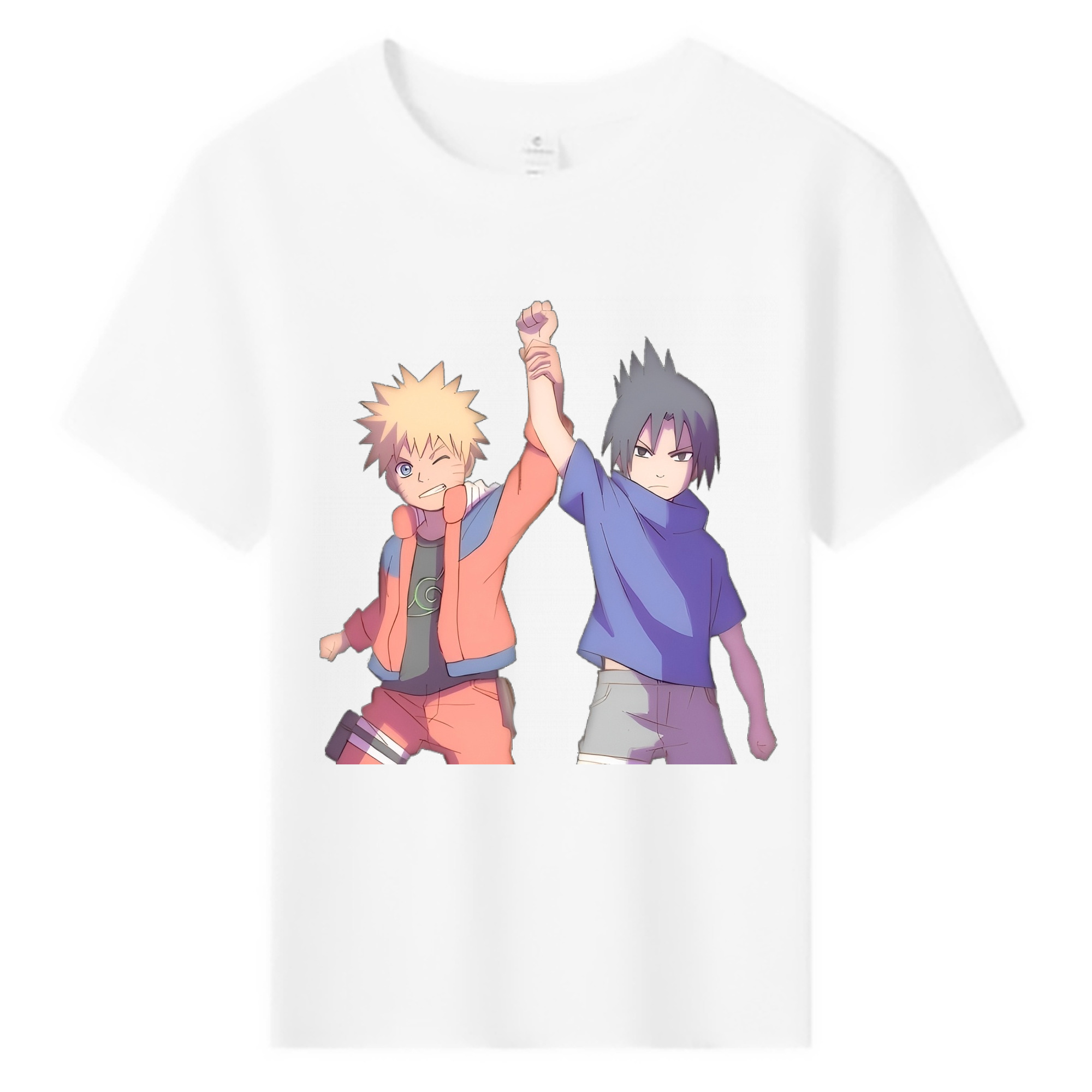 （画像用） NARUTO -ナルト- うちは サスケ Uchiha Sasuke 綿100％キッズTシャツ（フロントプリント）