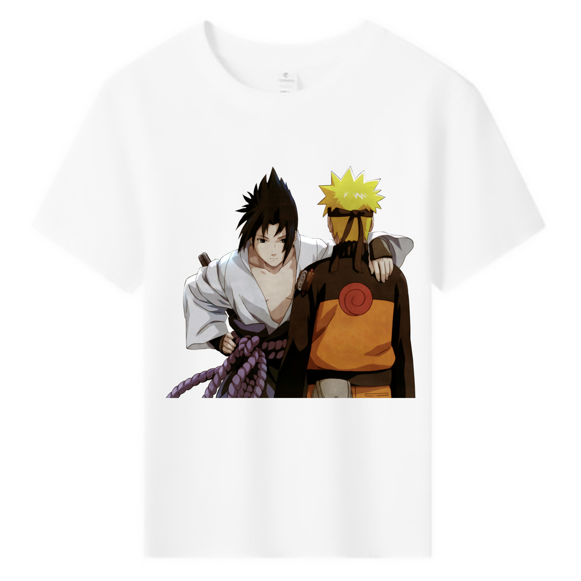 （画像用） NARUTO -ナルト- うちは サスケ Uchiha Sasuke 綿100％キッズTシャツ（フロントプリント）
