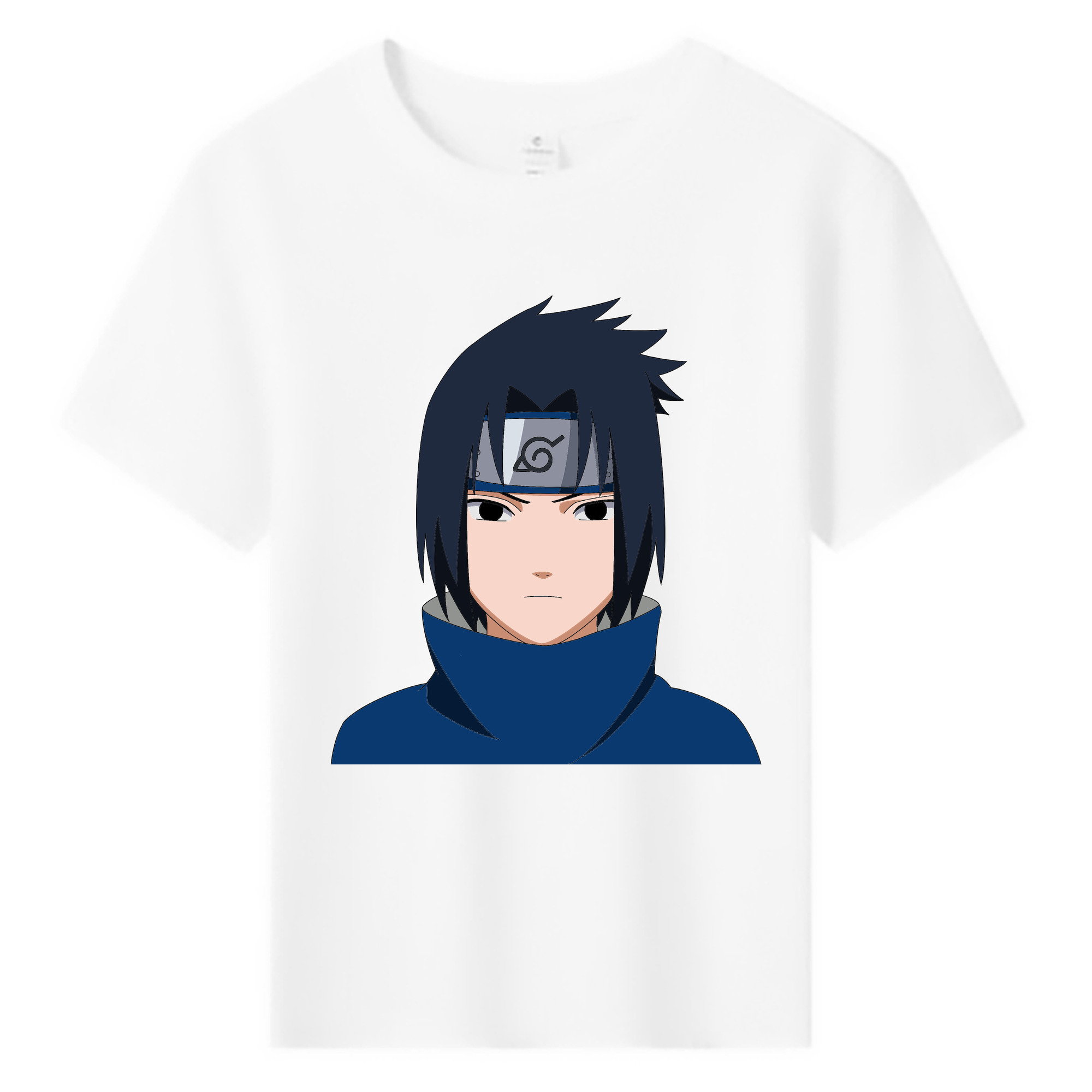 （画像用） NARUTO -ナルト- うちは サスケ Uchiha Sasuke 綿100％キッズTシャツ（フロントプリント）