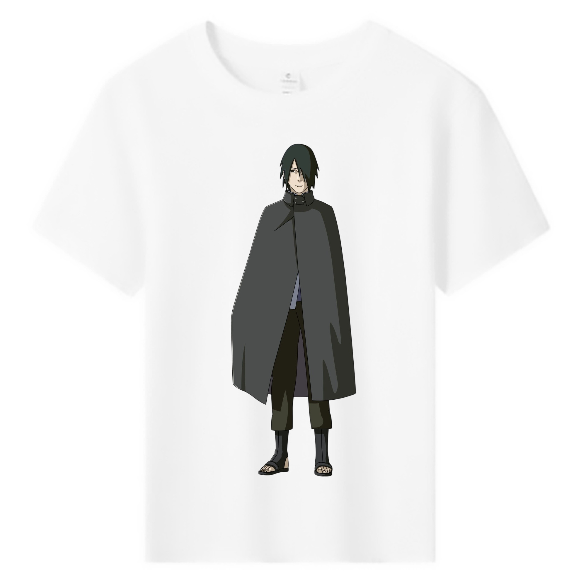 （画像用） NARUTO -ナルト- うちは サスケ Uchiha Sasuke 綿100％キッズTシャツ（フロントプリント）
