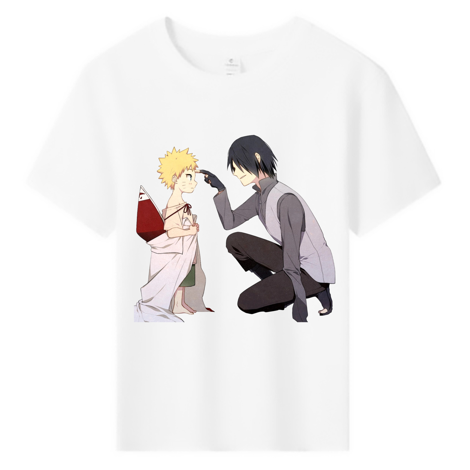 （画像用） NARUTO -ナルト- うちは サスケ Uchiha Sasuke 綿100％キッズTシャツ（フロントプリント）