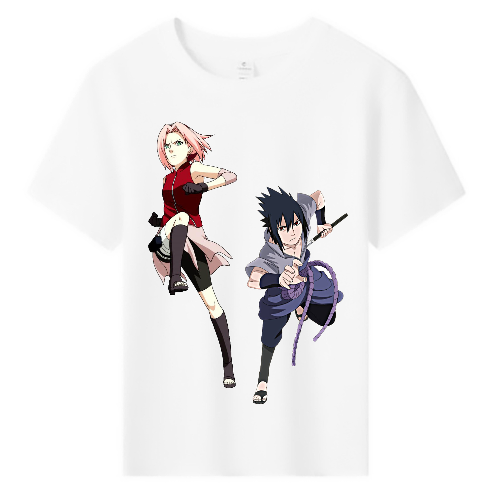 （画像用） NARUTO -ナルト- 春野サクラ Haruno Sakura 綿100％キッズTシャツ（フロントプリント）