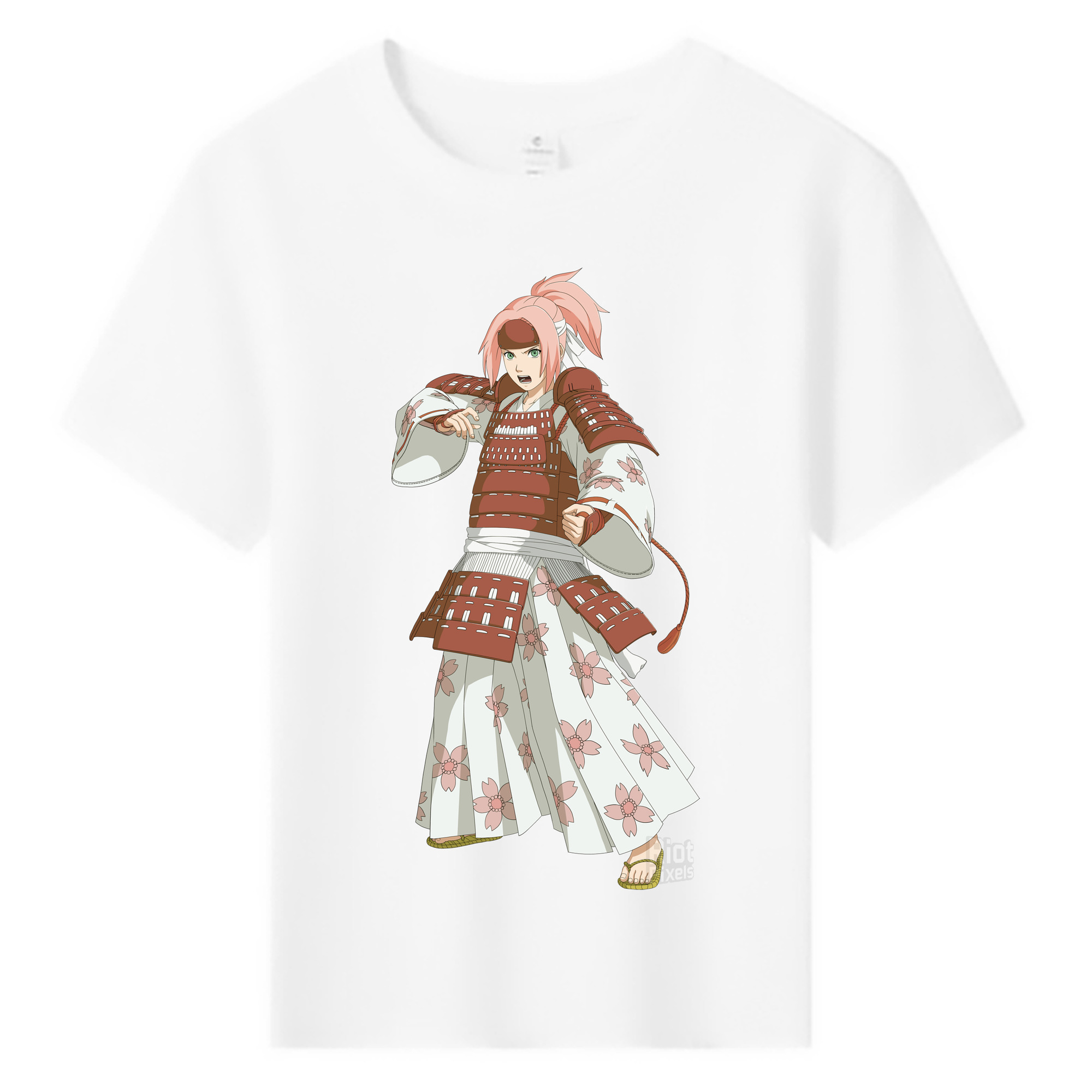（画像用） NARUTO -ナルト- 春野サクラ Haruno Sakura 綿100％キッズTシャツ（フロントプリント）