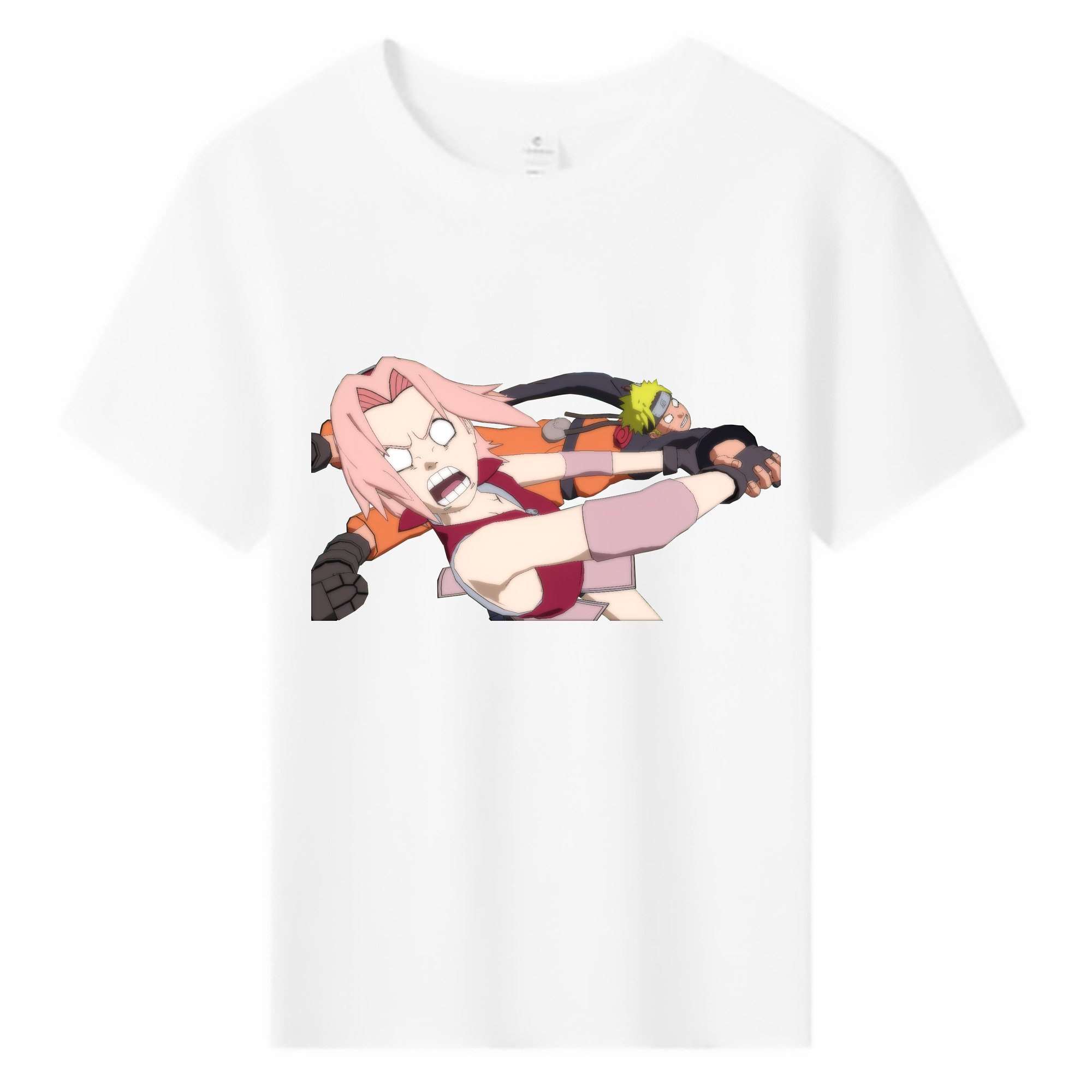 （画像用） NARUTO -ナルト- 春野サクラ Haruno Sakura 綿100％キッズTシャツ（フロントプリント）