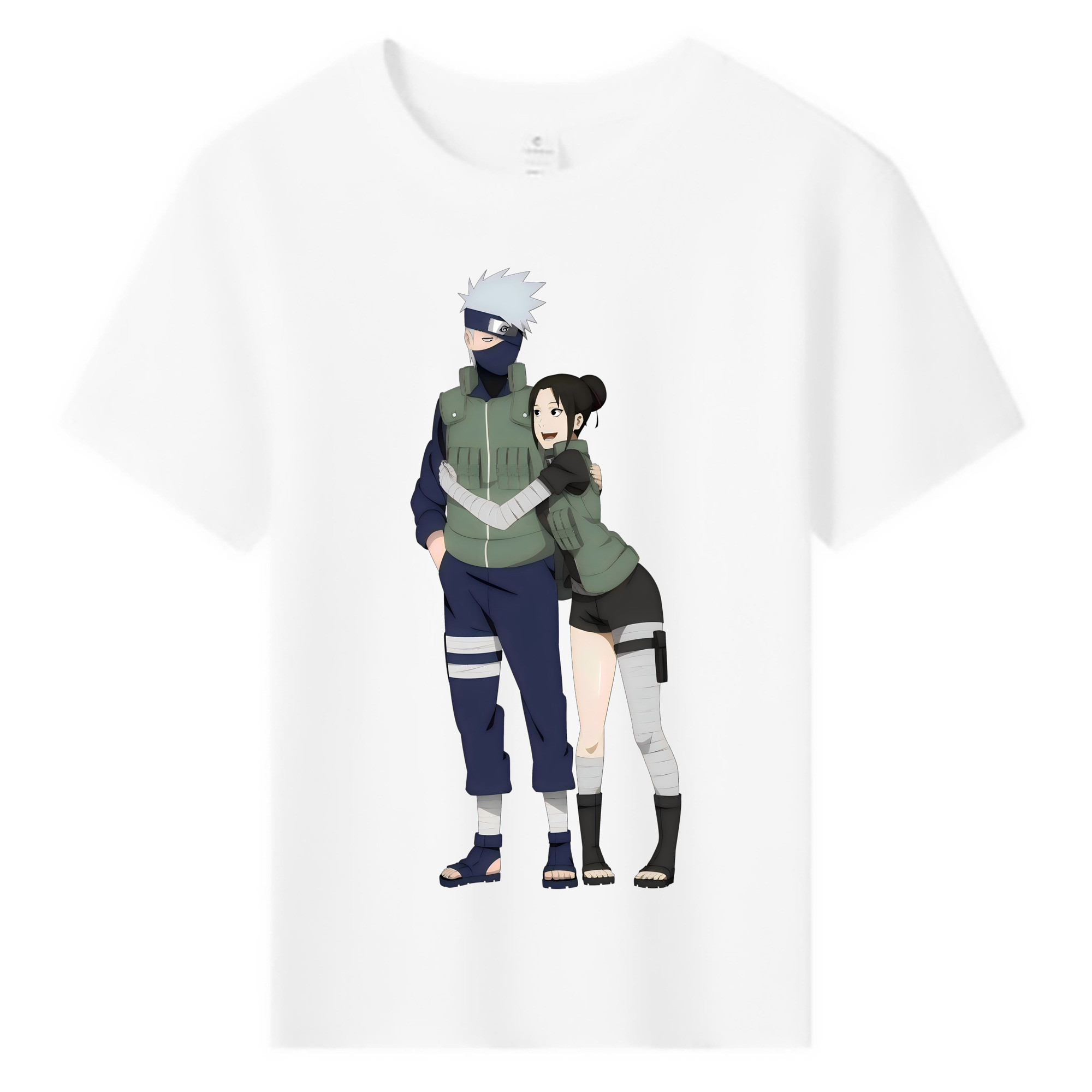 （画像用） NARUTO -ナルト- はたけ カカシ Hatake Kakashi 綿100％キッズTシャツ（フロントプリント）