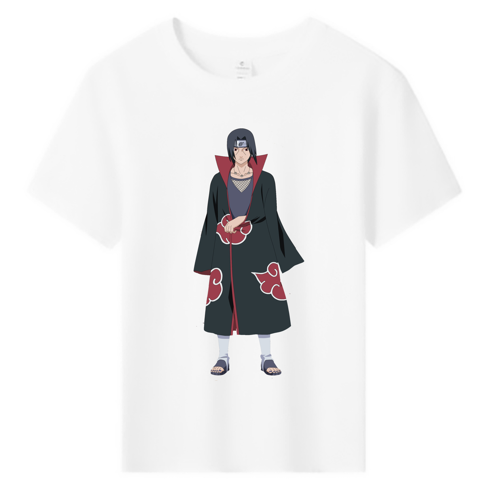 （画像用） NARUTO -ナルト- うちは イタチ Uchiha Itachi 綿100％キッズTシャツ（フロントプリント）