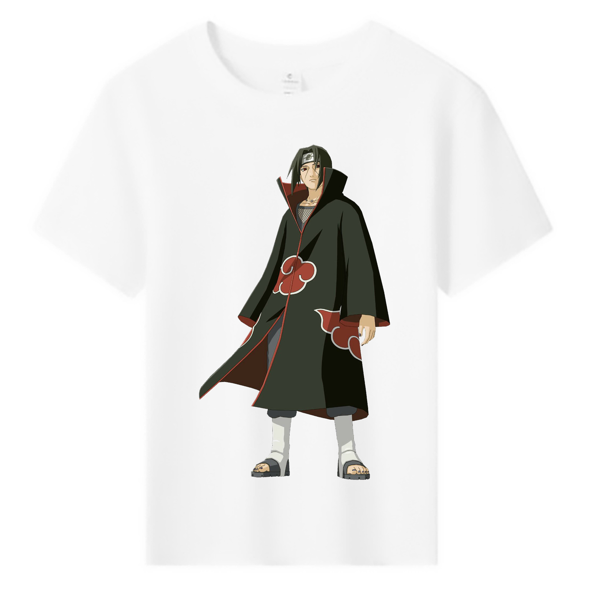 （画像用） NARUTO -ナルト- うちは イタチ Uchiha Itachi 綿100％キッズTシャツ（フロントプリント）