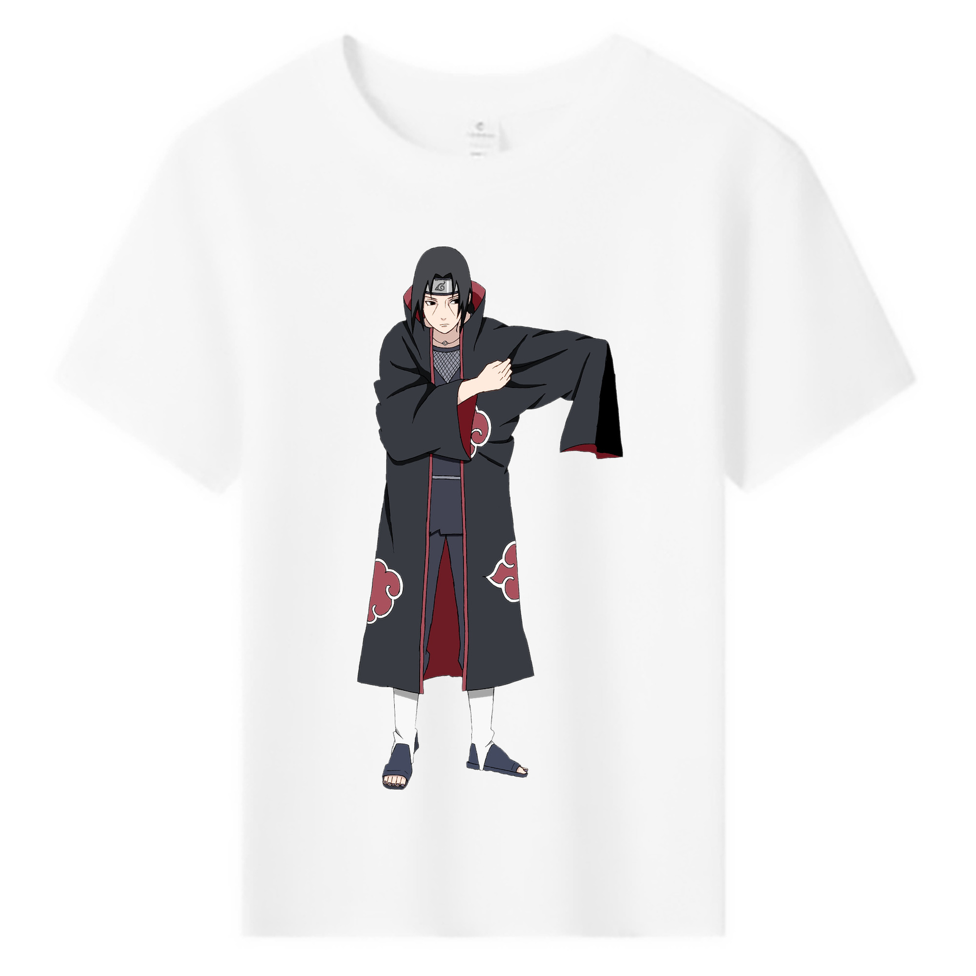 （画像用） NARUTO -ナルト- うちは イタチ Uchiha Itachi 綿100％キッズTシャツ（フロントプリント）
