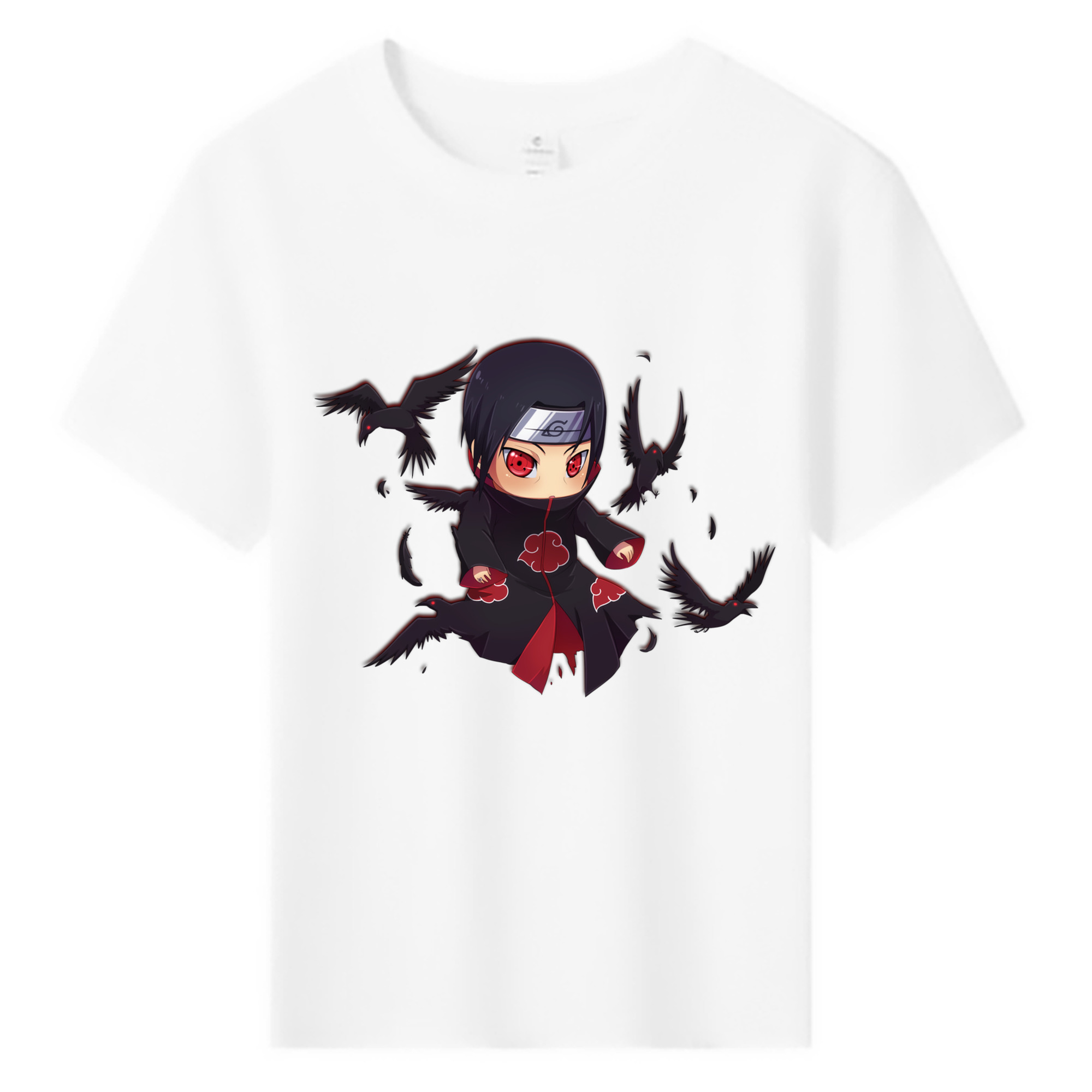 （画像用） NARUTO -ナルト- うちは イタチ Uchiha Itachi 綿100％キッズTシャツ（フロントプリント）