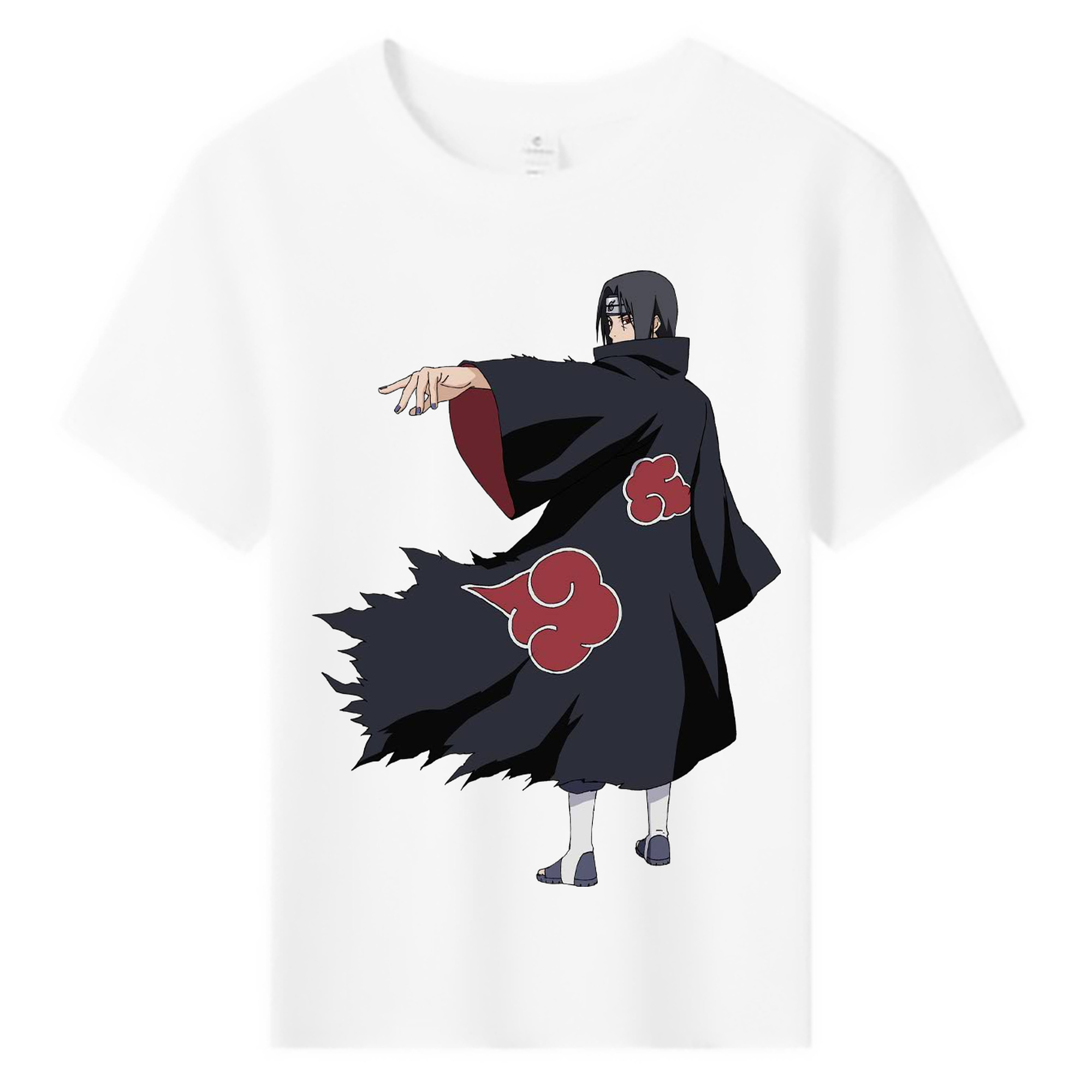 （画像用） NARUTO -ナルト- うちは イタチ Uchiha Itachi 綿100％キッズTシャツ（フロントプリント）