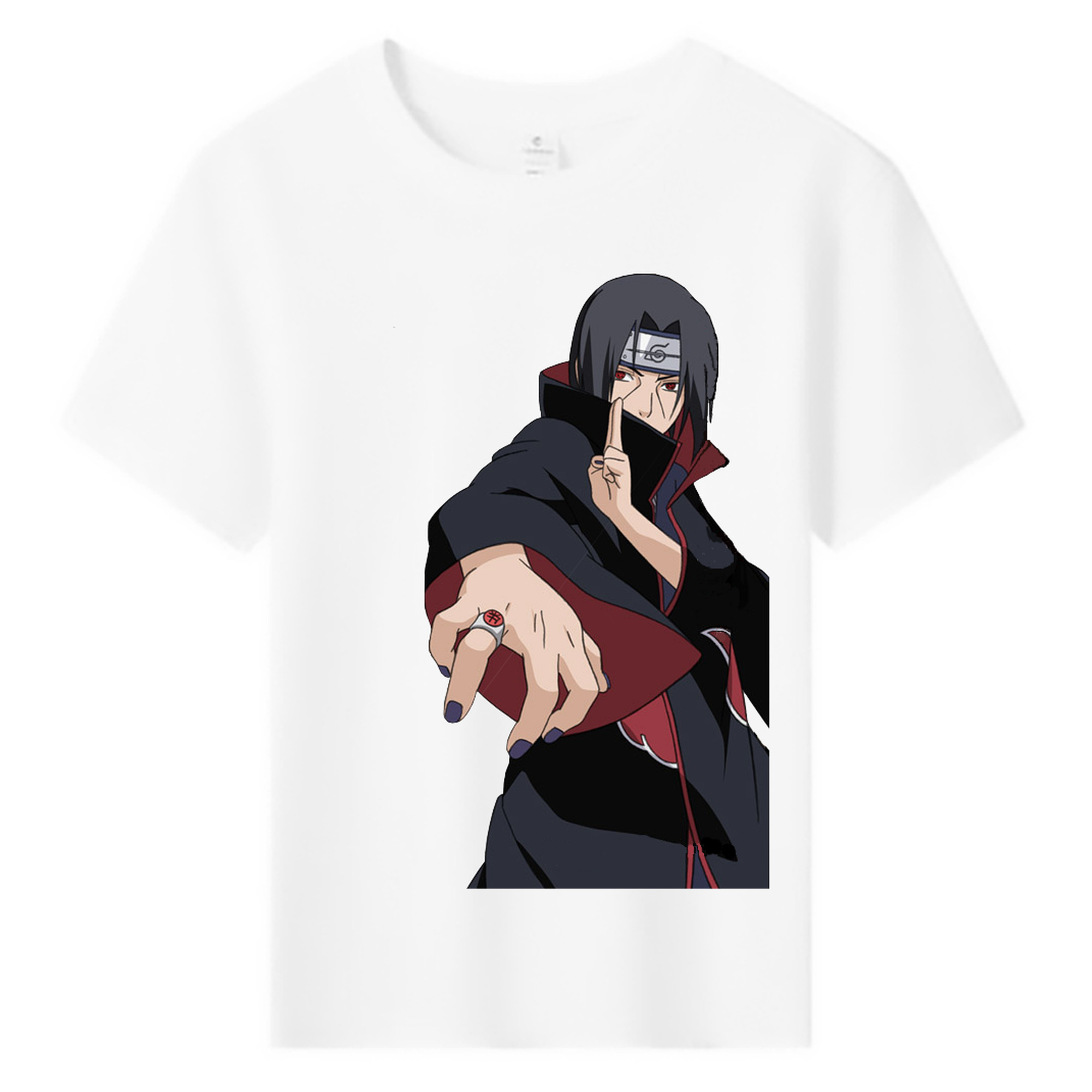 （画像用） NARUTO -ナルト- うちは イタチ Uchiha Itachi 綿100％キッズTシャツ（フロントプリント）