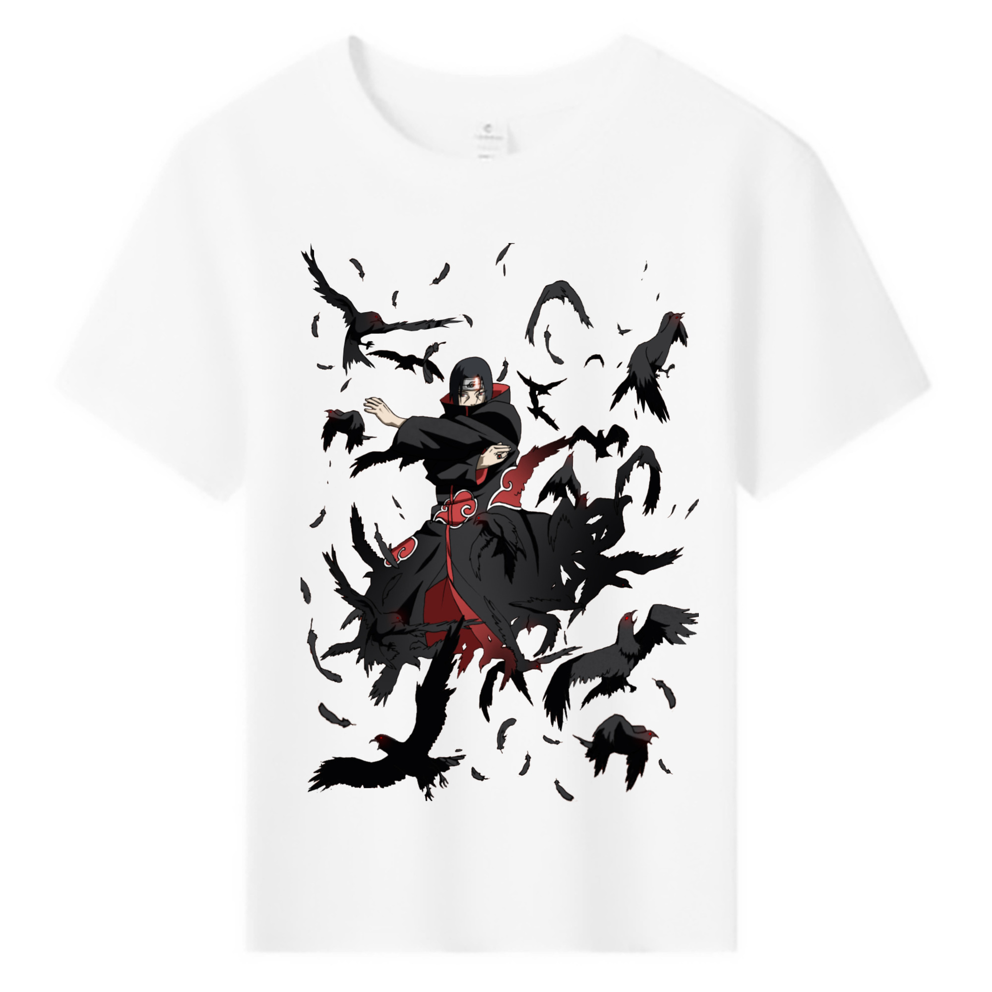 （画像用） NARUTO -ナルト- うちは イタチ Uchiha Itachi 綿100％キッズTシャツ（フロントプリント）