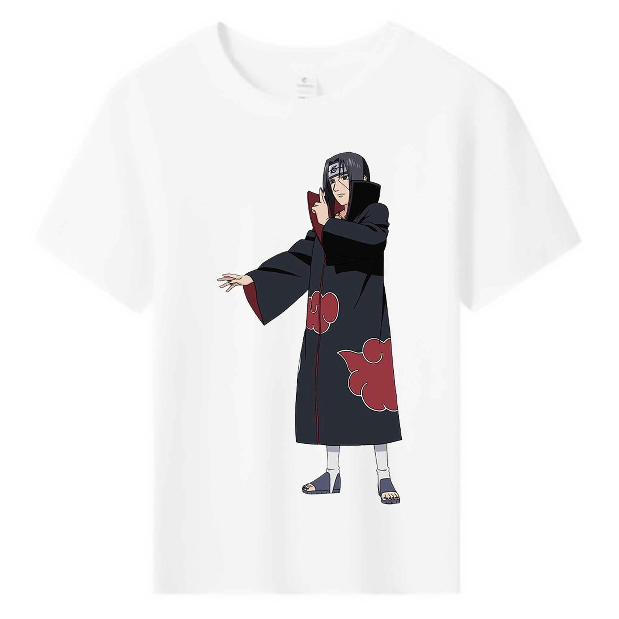 （画像用） NARUTO -ナルト- うちは イタチ Uchiha Itachi 綿100％キッズTシャツ（フロントプリント）