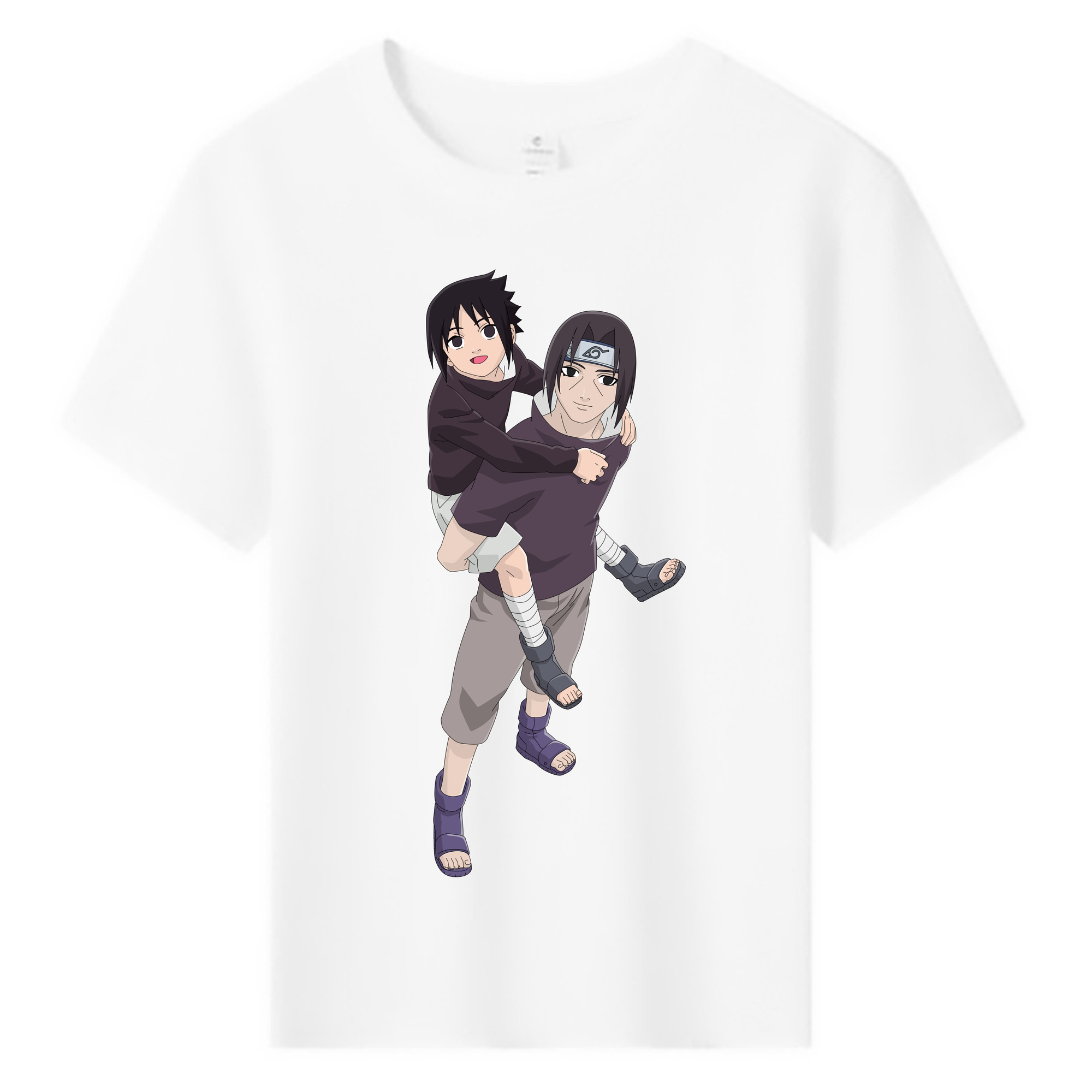 （画像用） NARUTO -ナルト- うちは イタチ Uchiha Itachi 綿100％キッズTシャツ（フロントプリント）