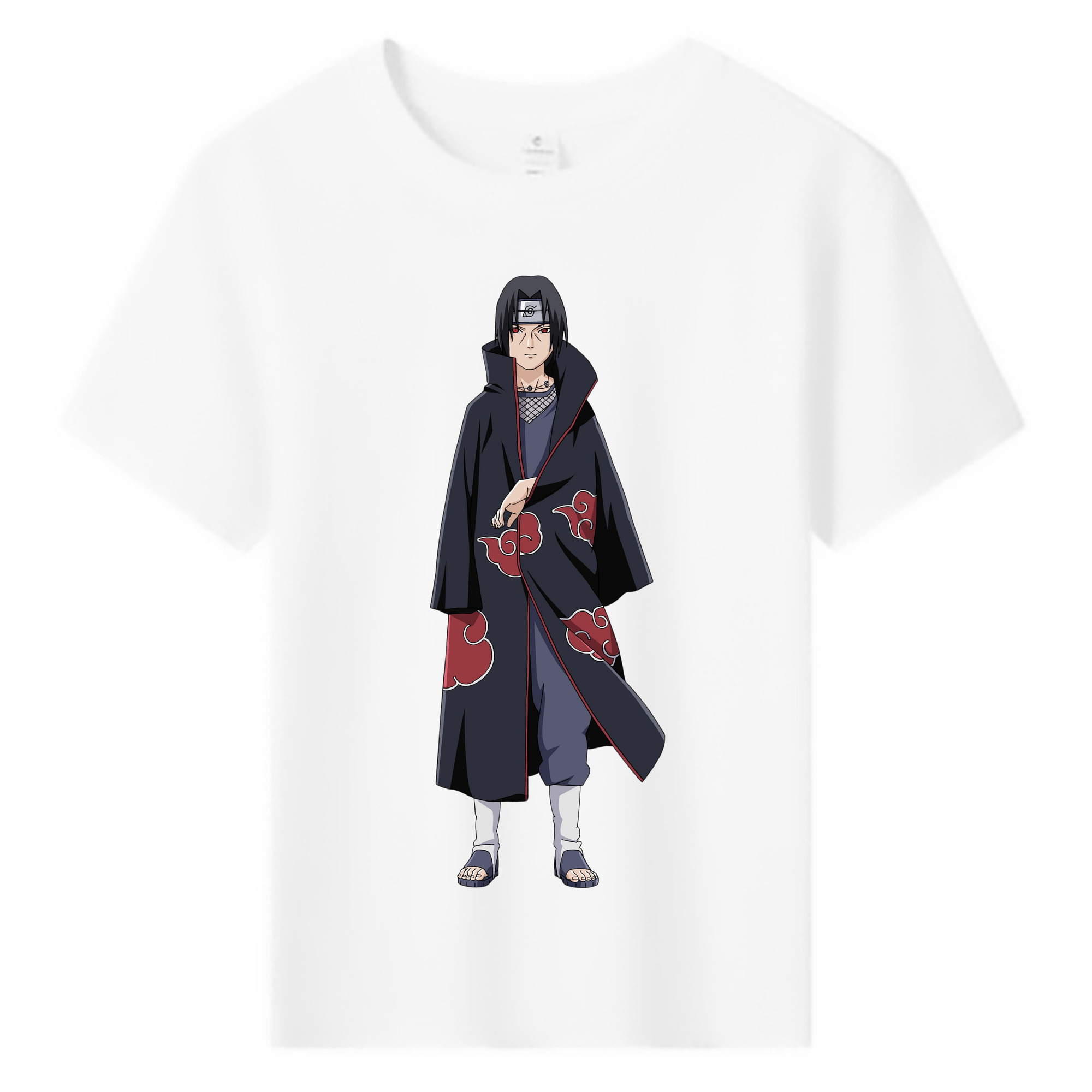 （画像用） NARUTO -ナルト- うちは イタチ Uchiha Itachi 綿100％キッズTシャツ（フロントプリント）